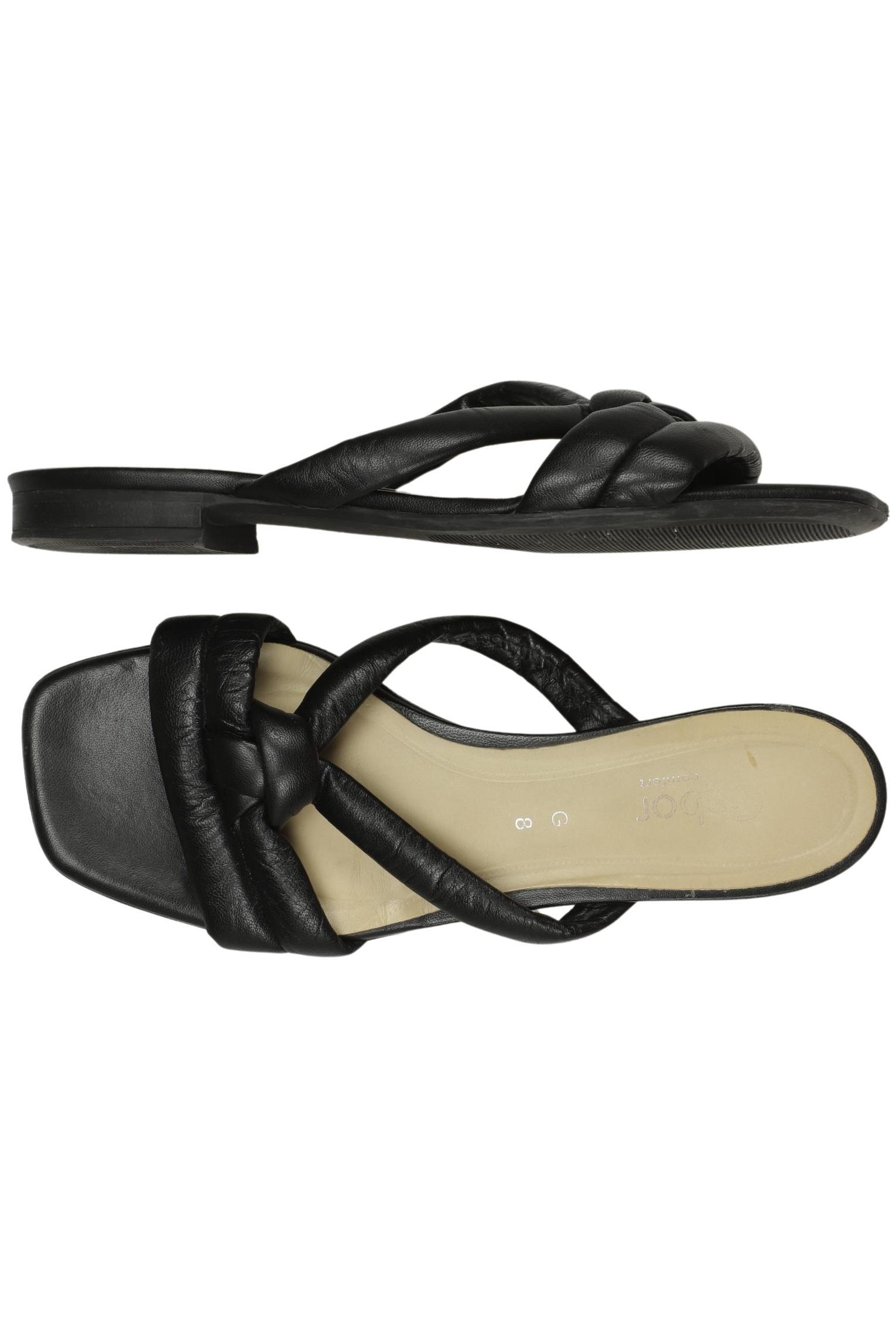 

Gabor Damen Sandale, schwarz, Gr. 8