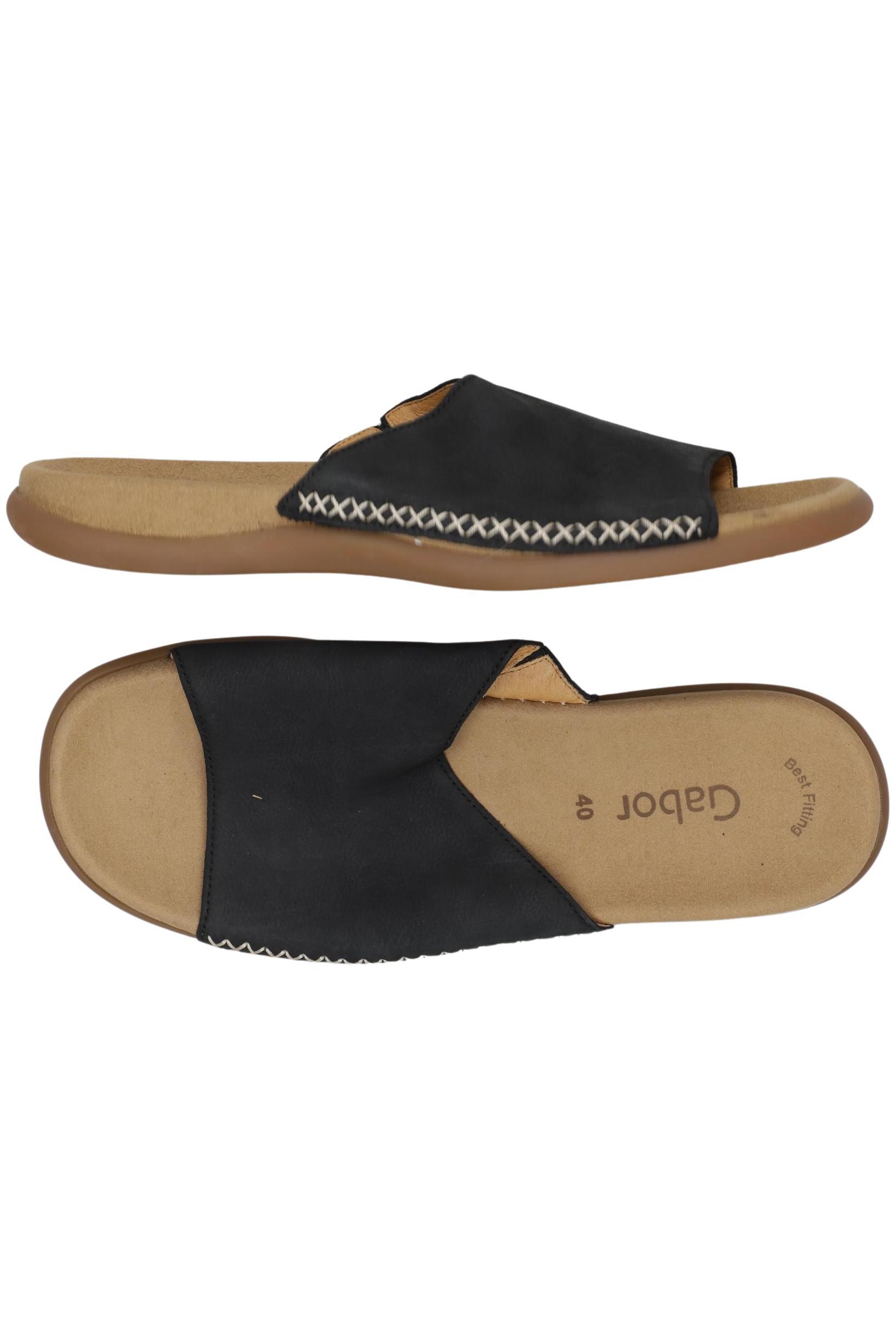 

Gabor Damen Sandale, schwarz, Gr. 40