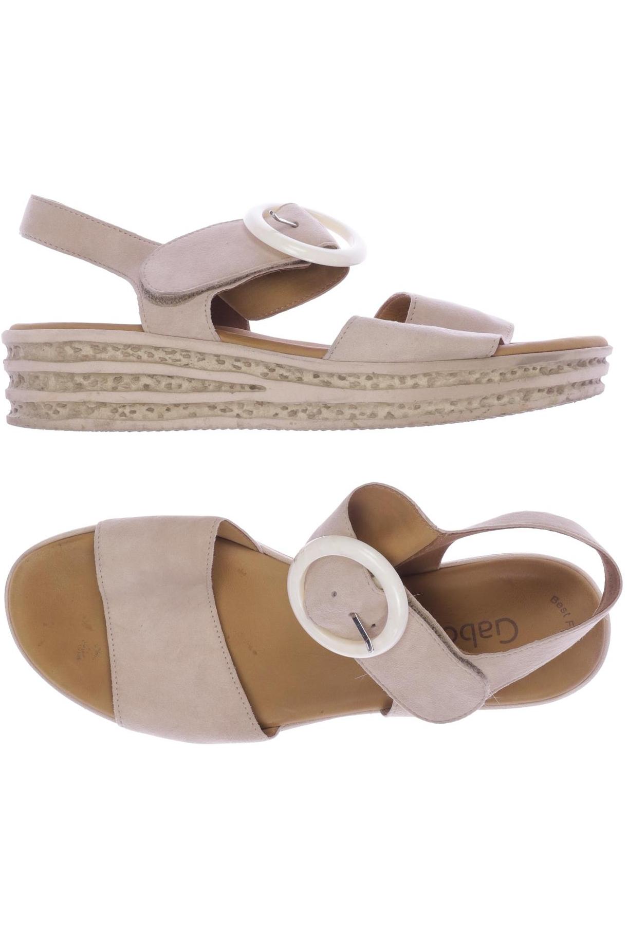 

Gabor Damen Sandale, beige, Gr. 6.5