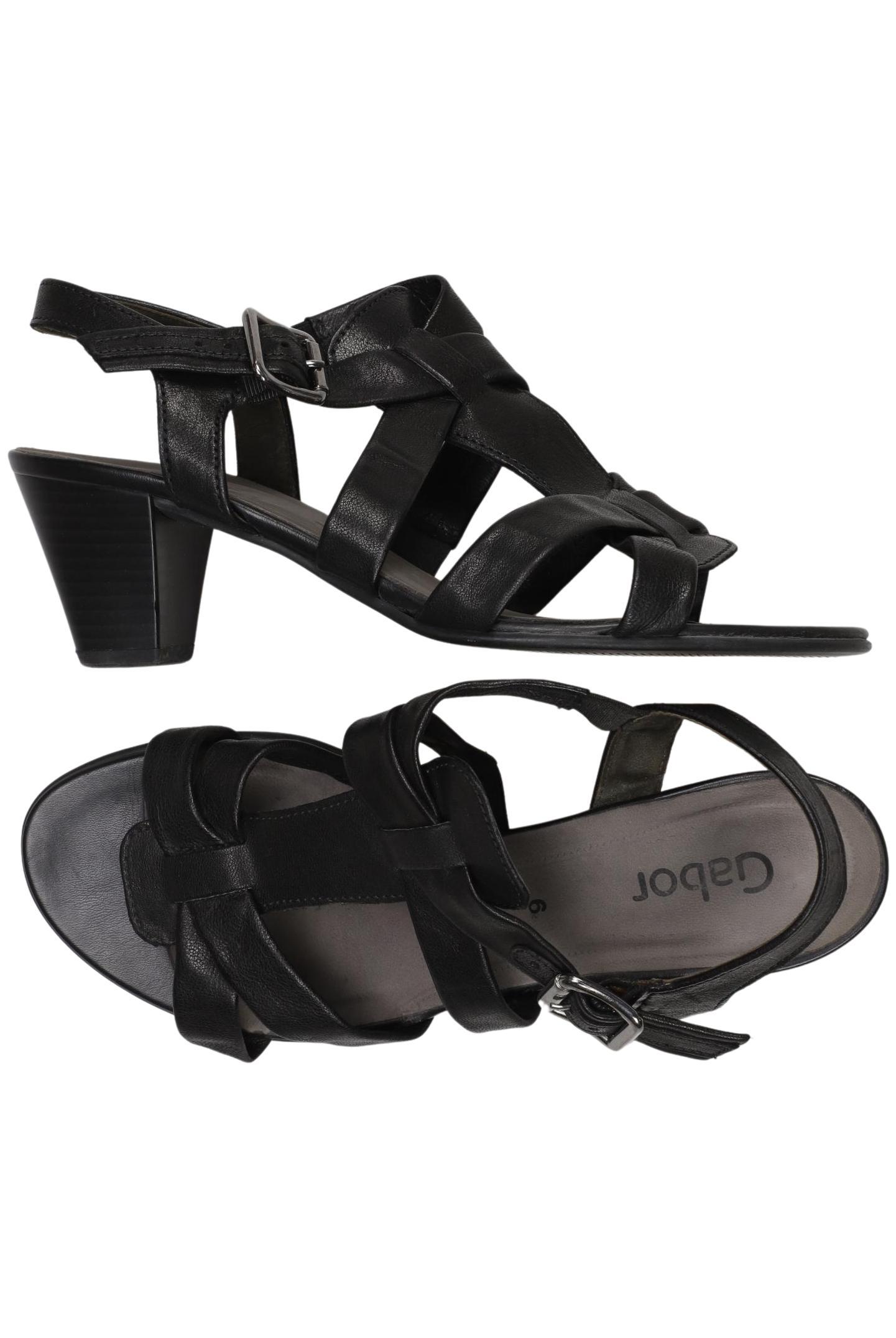 

Gabor Damen Sandale, schwarz, Gr. 6