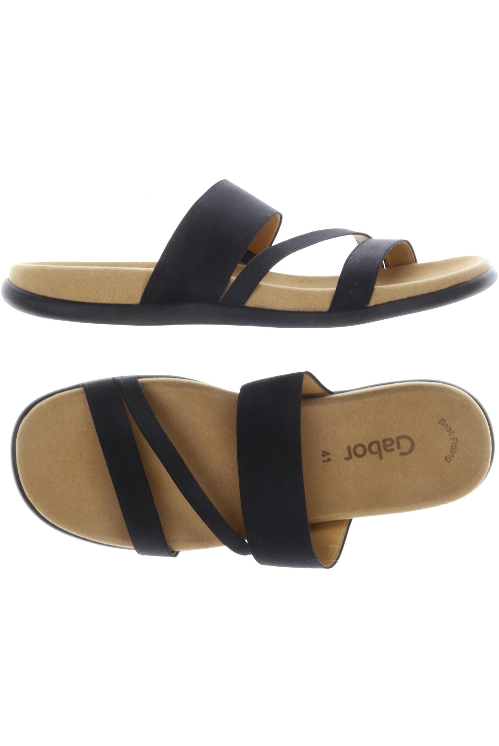 

Gabor Damen Sandale, schwarz, Gr. 41