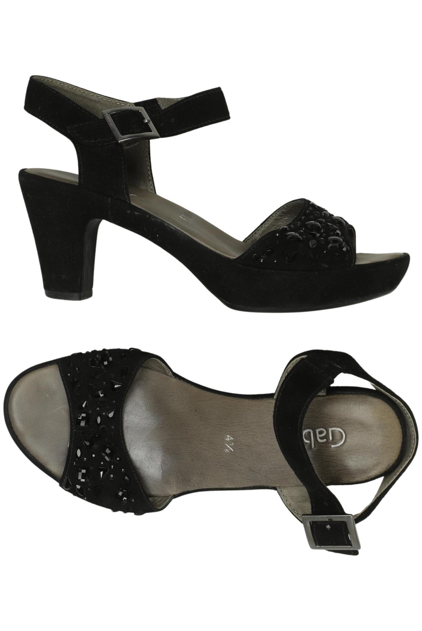 

Gabor Damen Sandale, schwarz, Gr. 4.5