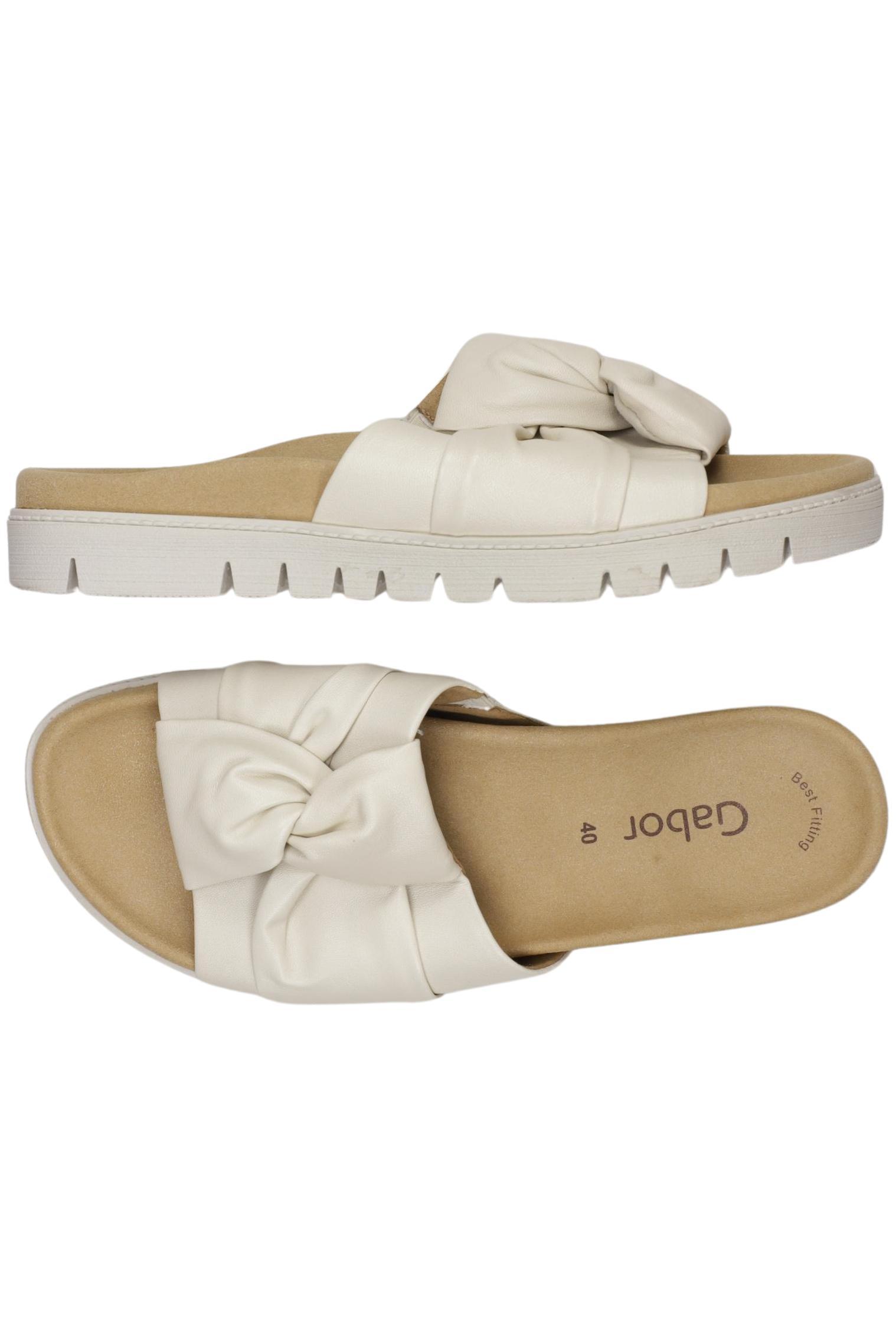 

Gabor Damen Sandale, cremeweiß, Gr. 40