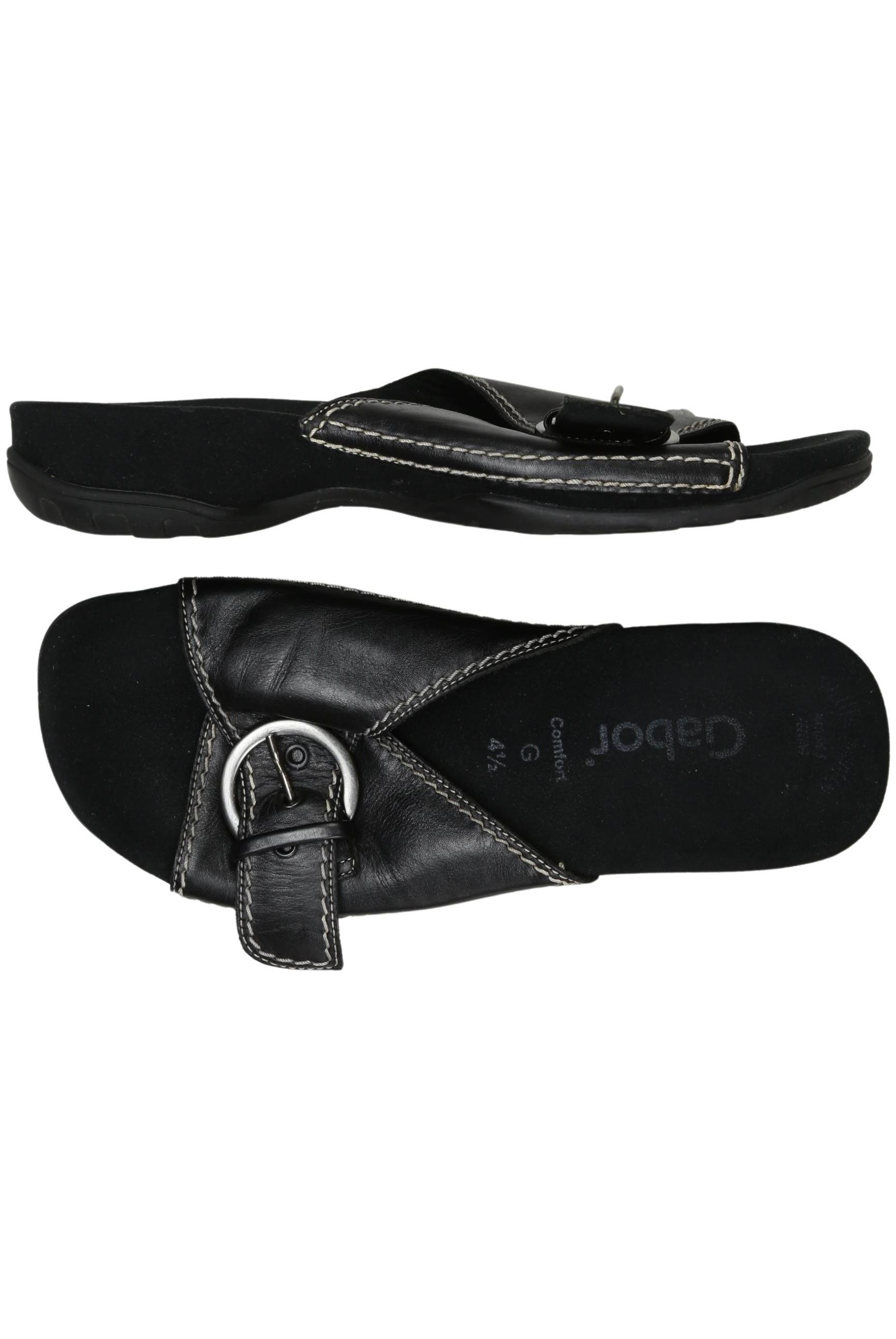 

Gabor Damen Sandale, schwarz, Gr. 4.5