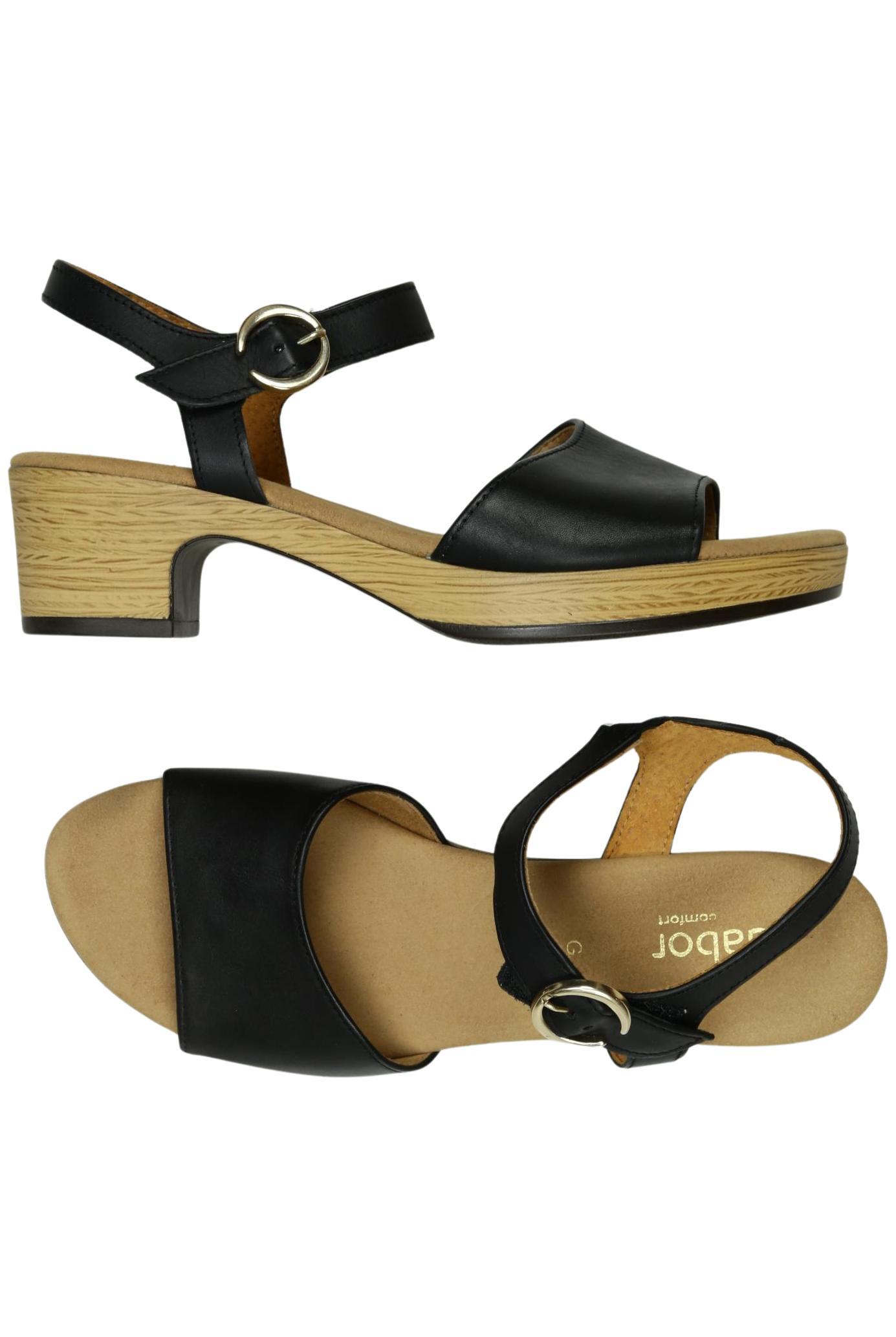 

Gabor Damen Sandale, schwarz, Gr. 41