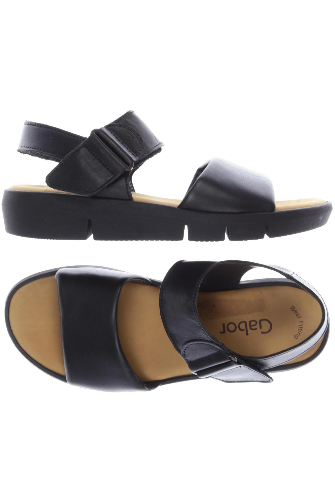 

Gabor Damen Sandale, schwarz, Gr. 4