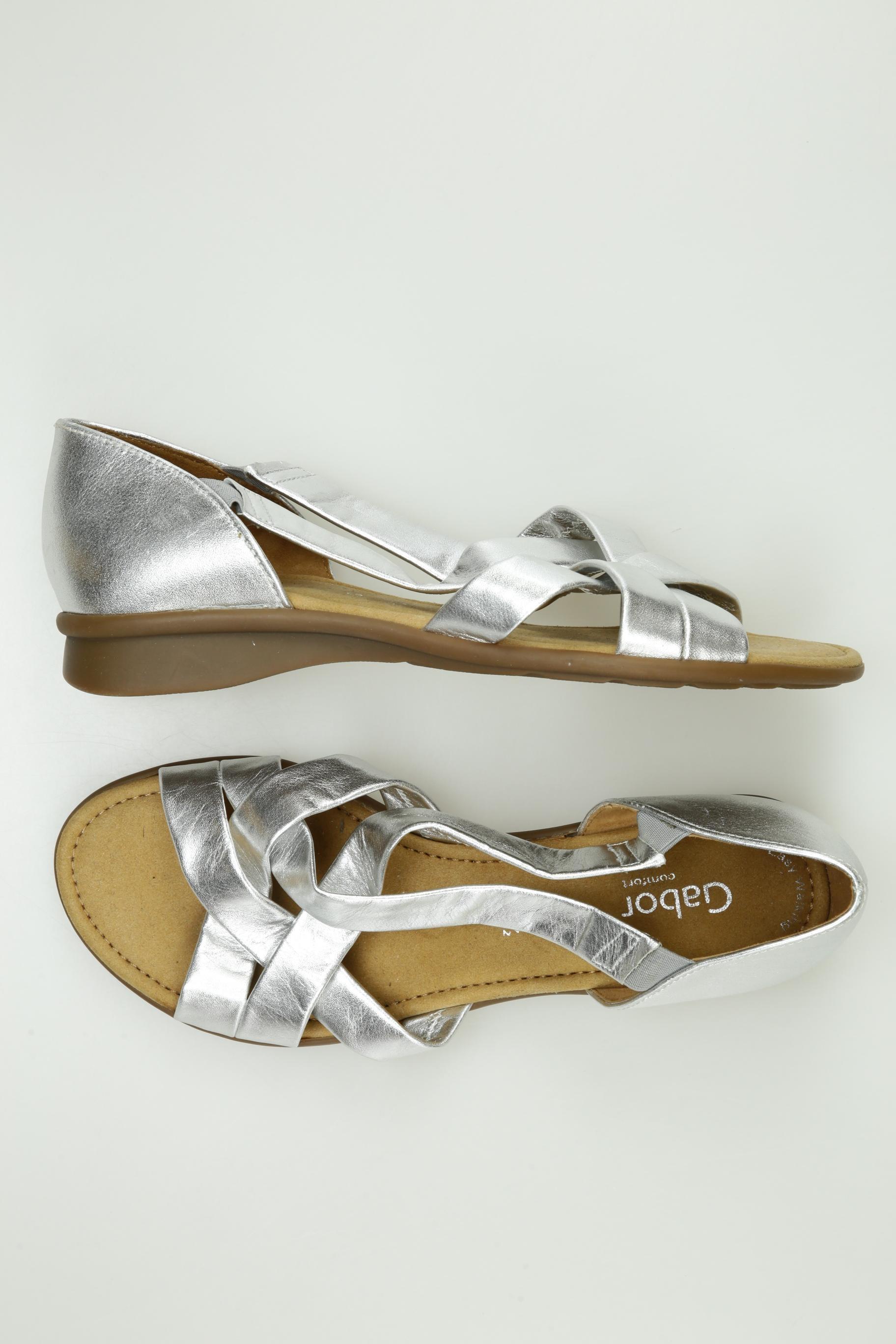 

Gabor Damen Sandale, silber, Gr. 8.5