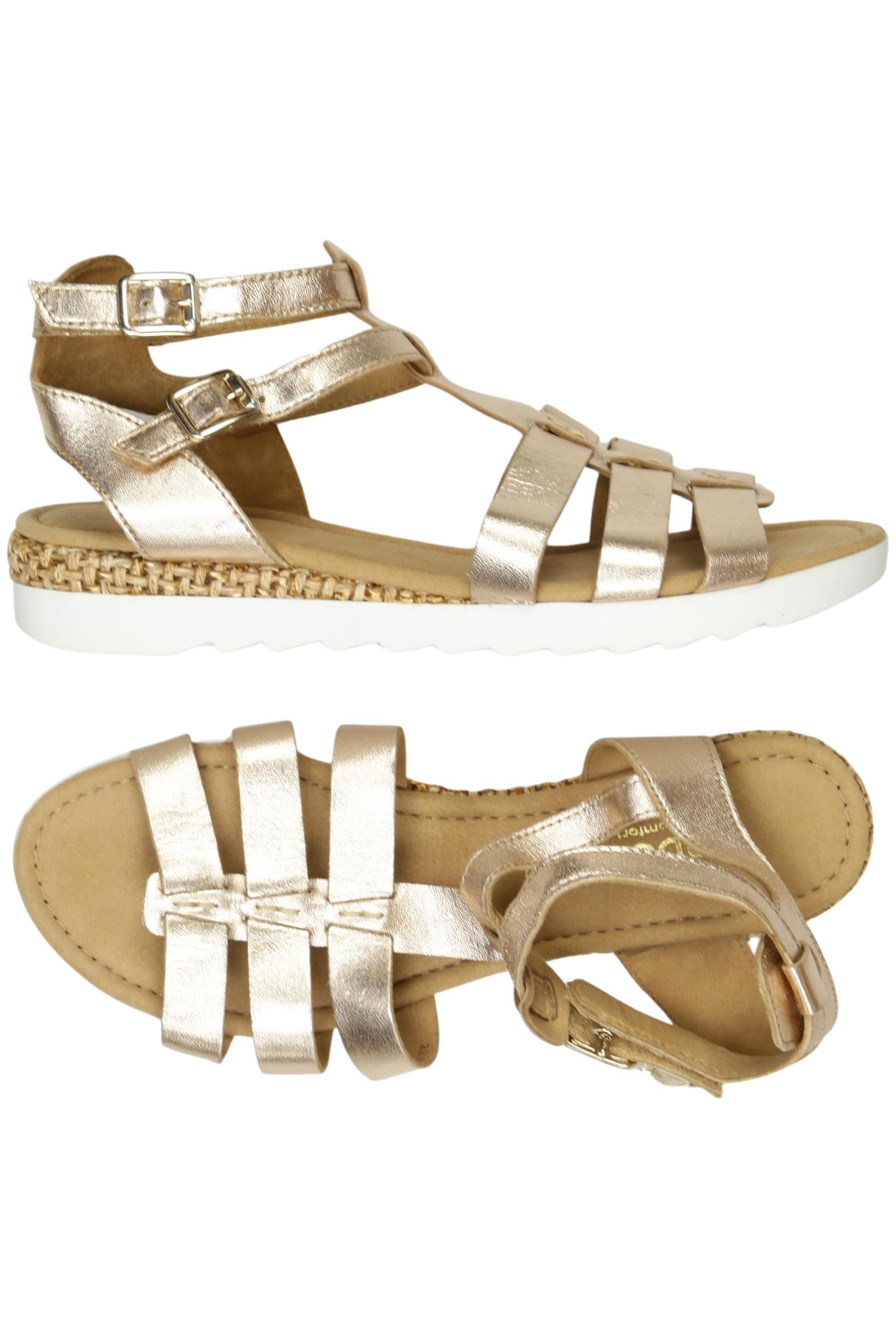 

Gabor Damen Sandale, gold, Gr. 6.5