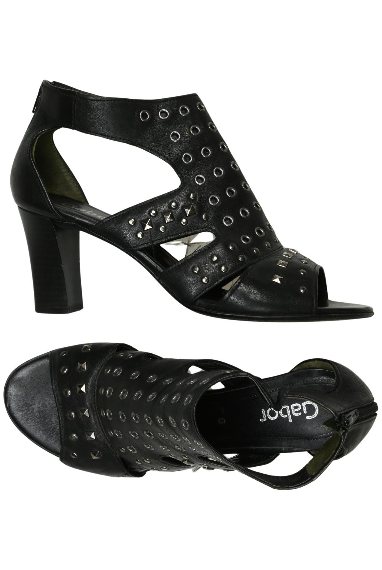 

Gabor Damen Sandale, schwarz, Gr. 6