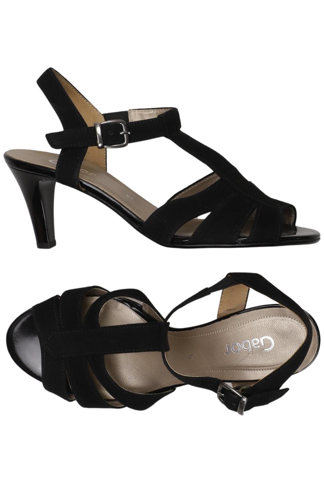 

Gabor Damen Sandale, schwarz, Gr. 5