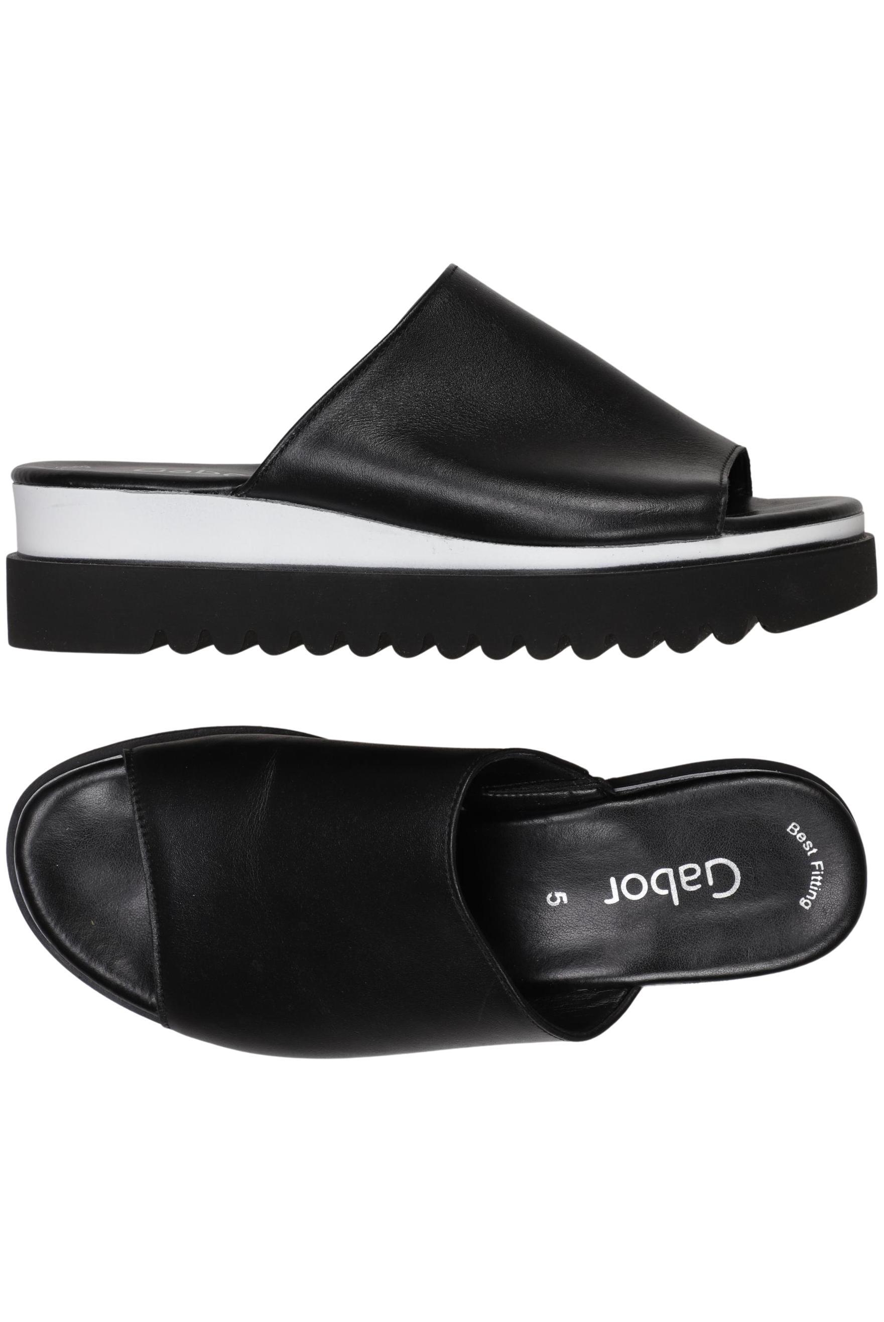 

Gabor Damen Sandale, schwarz, Gr. 5