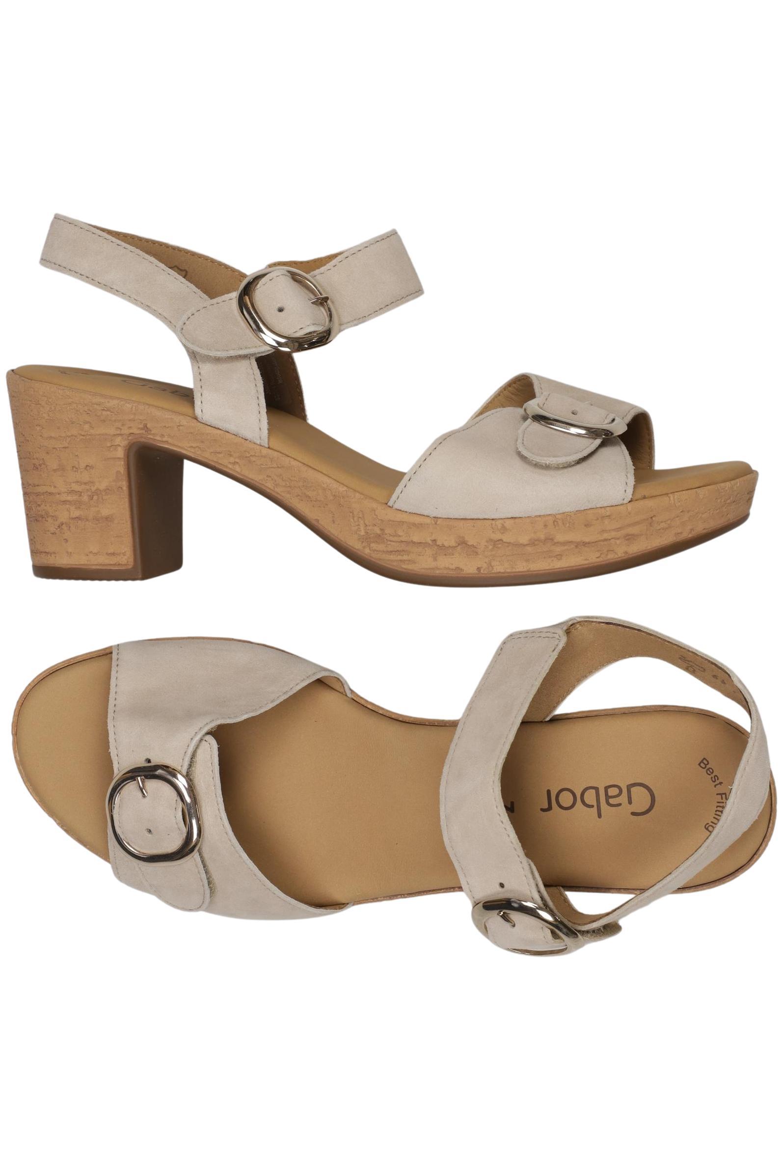 

Gabor Damen Sandale, beige, Gr. 7