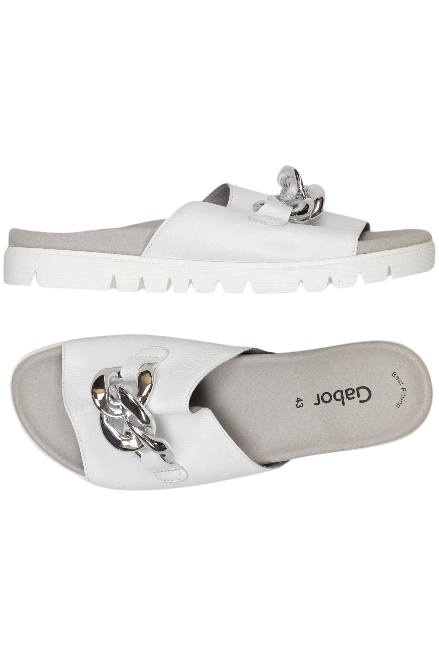 

Gabor Damen Sandale, weiß, Gr. 43