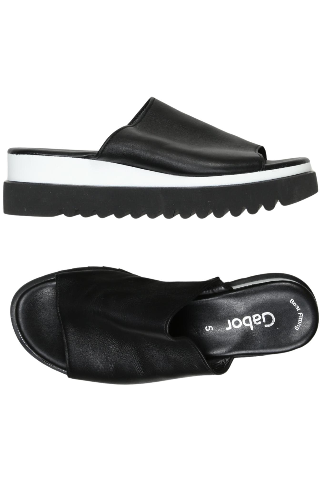 

Gabor Damen Sandale, schwarz, Gr. 5