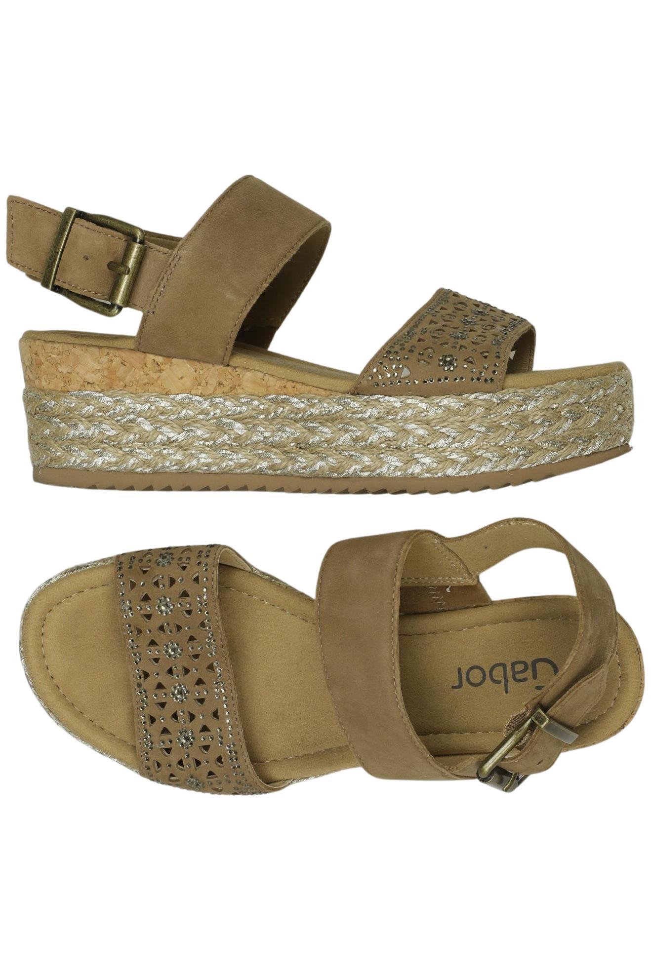

Gabor Damen Sandale, beige, Gr. 3