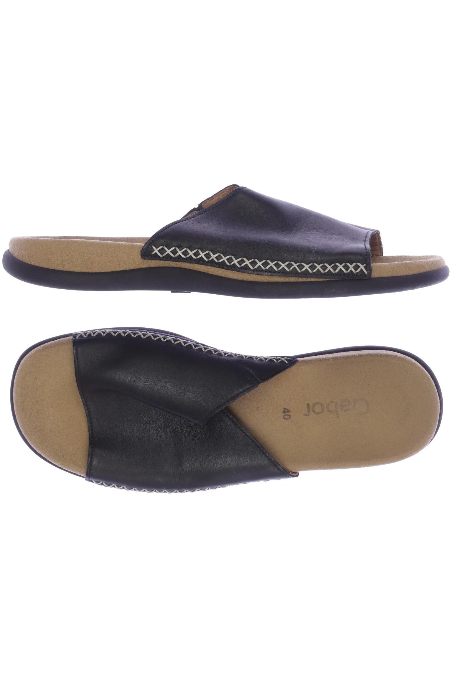 

Gabor Damen Sandale, schwarz, Gr. 40