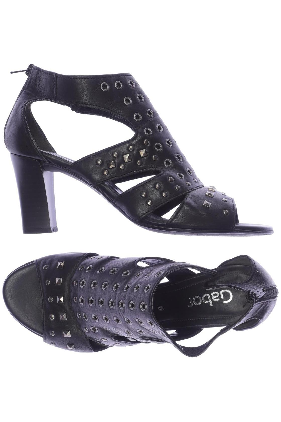 

Gabor Damen Sandale, schwarz, Gr. 5