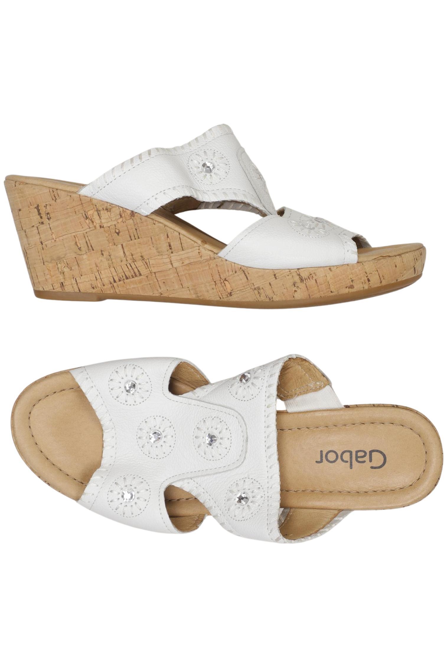 

Gabor Damen Sandale, weiß, Gr. 6.5