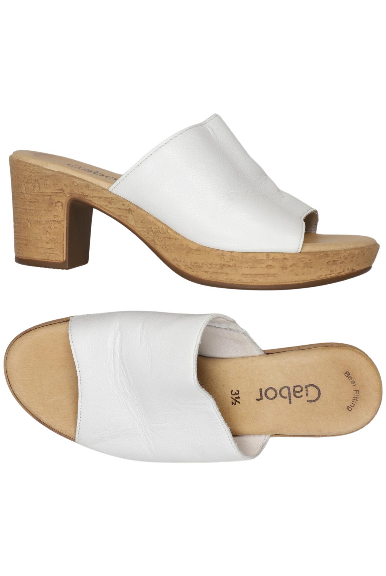 

Gabor Damen Sandale, weiß, Gr. 7.5