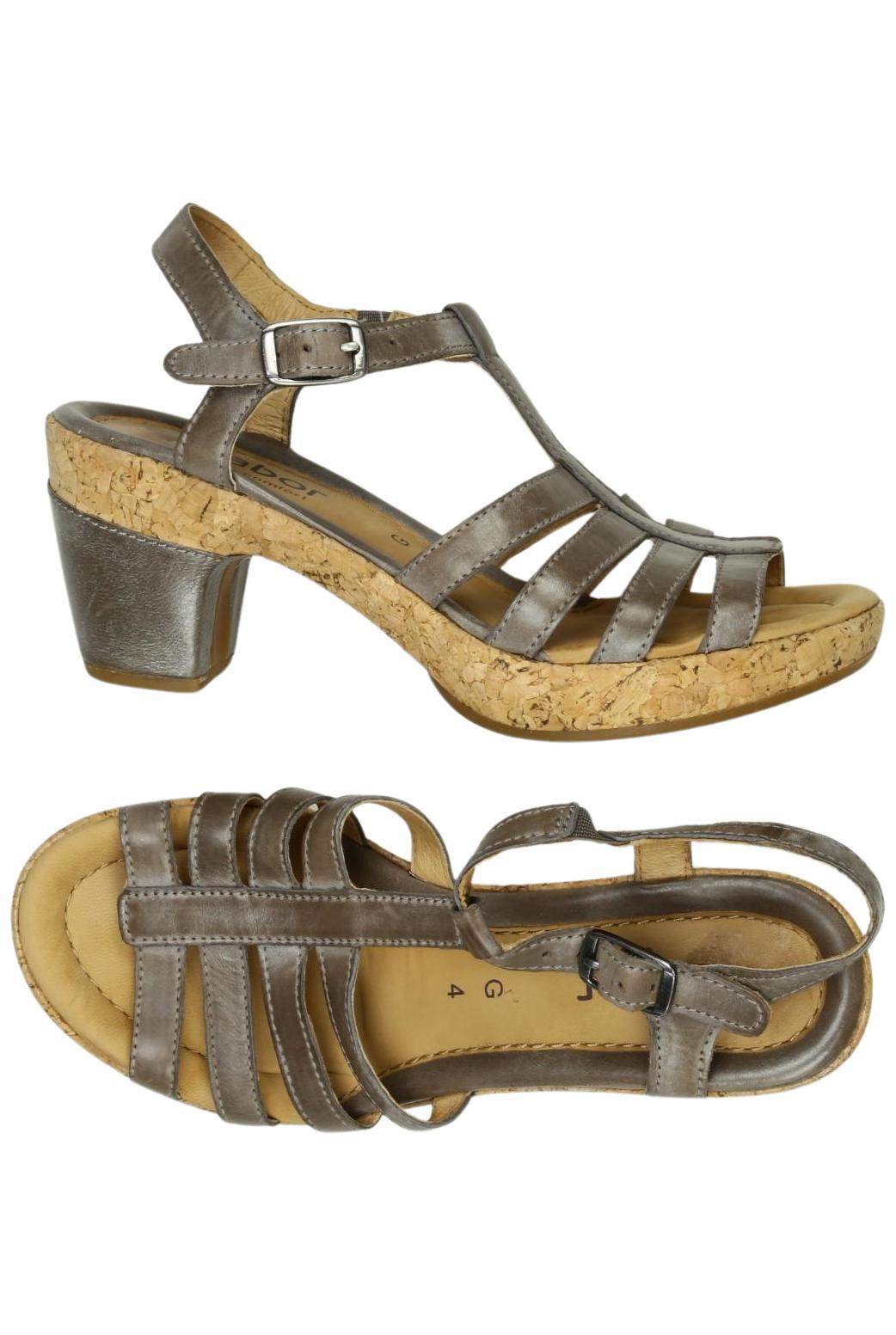 

Gabor Damen Sandale, grau, Gr. 4