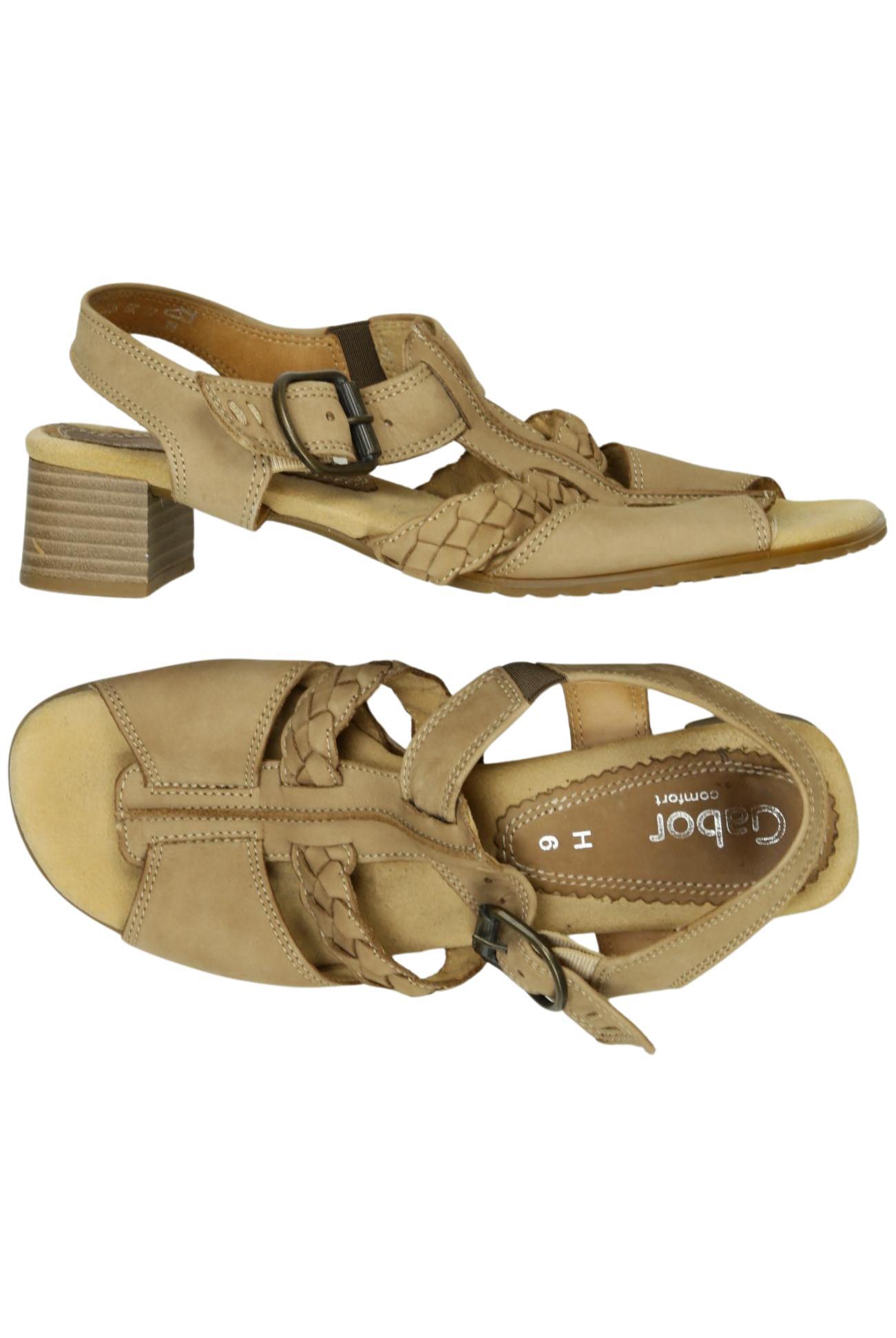 

Gabor Damen Sandale, beige, Gr. 6