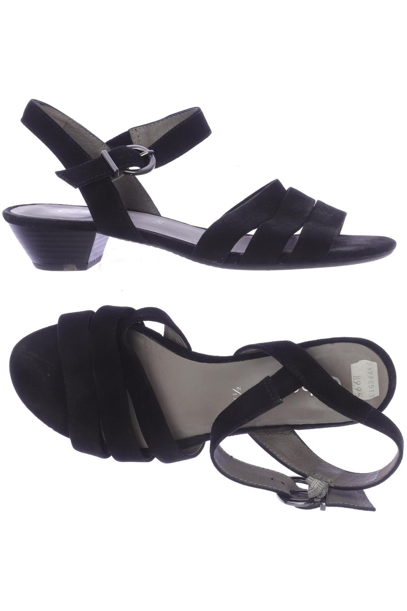 

Gabor Damen Sandale, schwarz, Gr. 4.5
