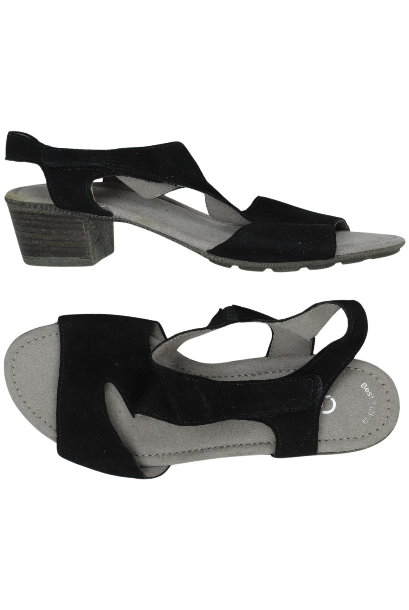 

Gabor Damen Sandale, schwarz, Gr. 5.5