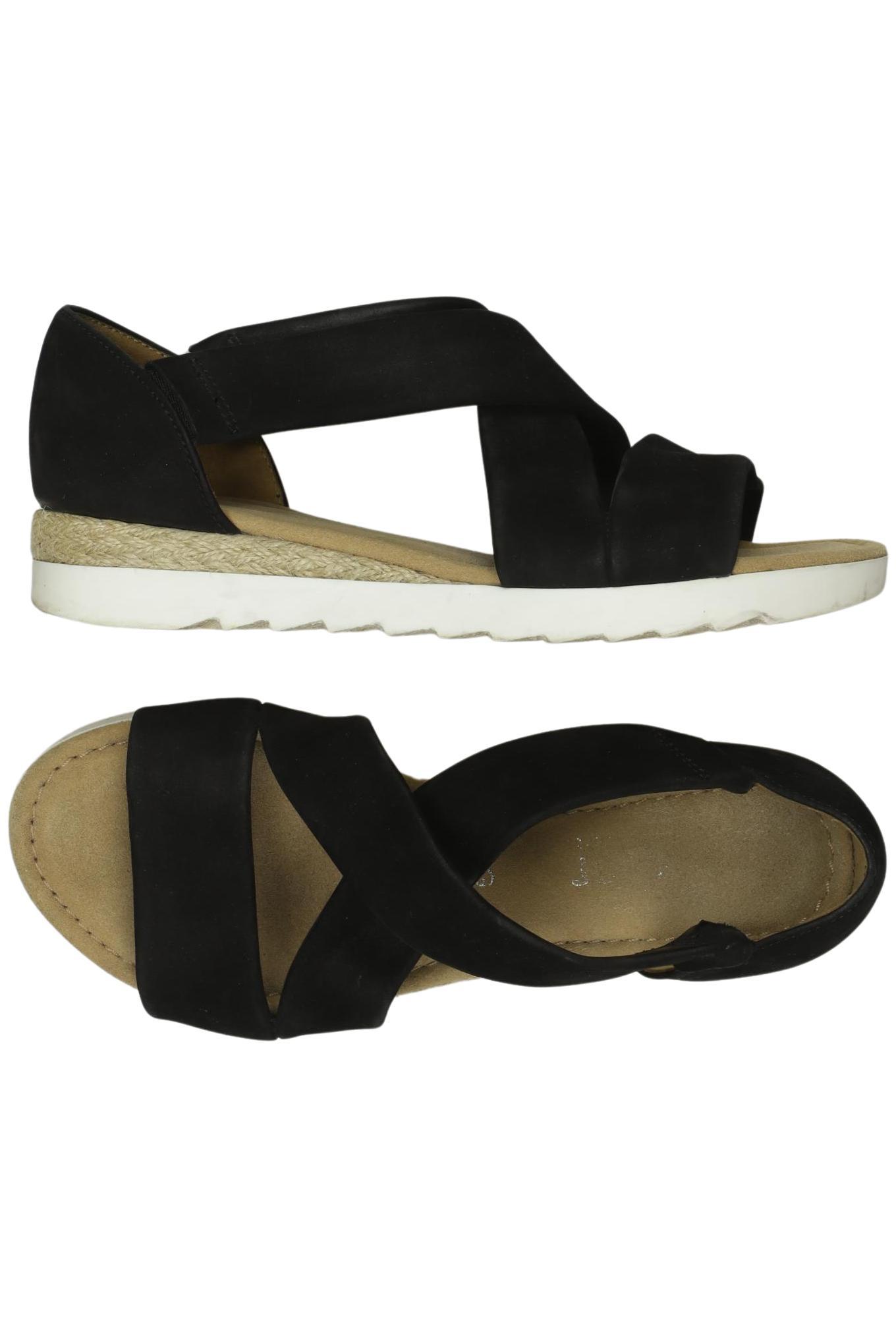 

Gabor Damen Sandale, schwarz, Gr. 3.5