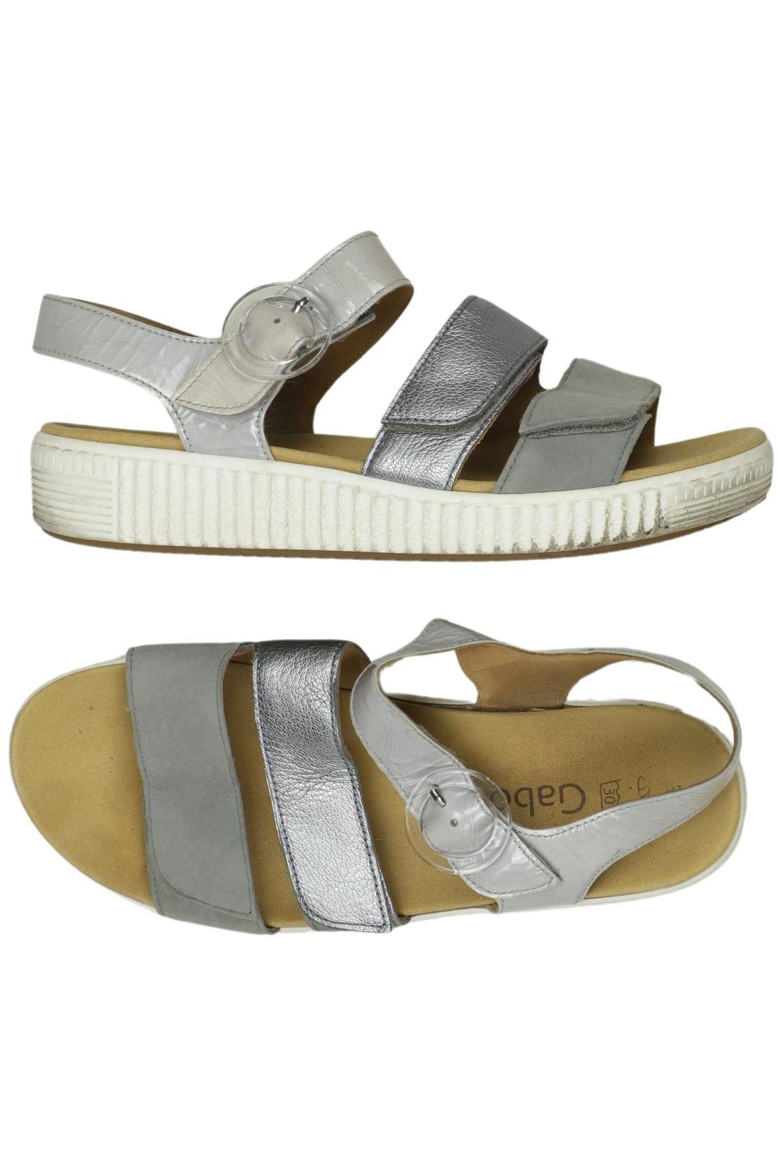 

Gabor Damen Sandale, silber, Gr. 40