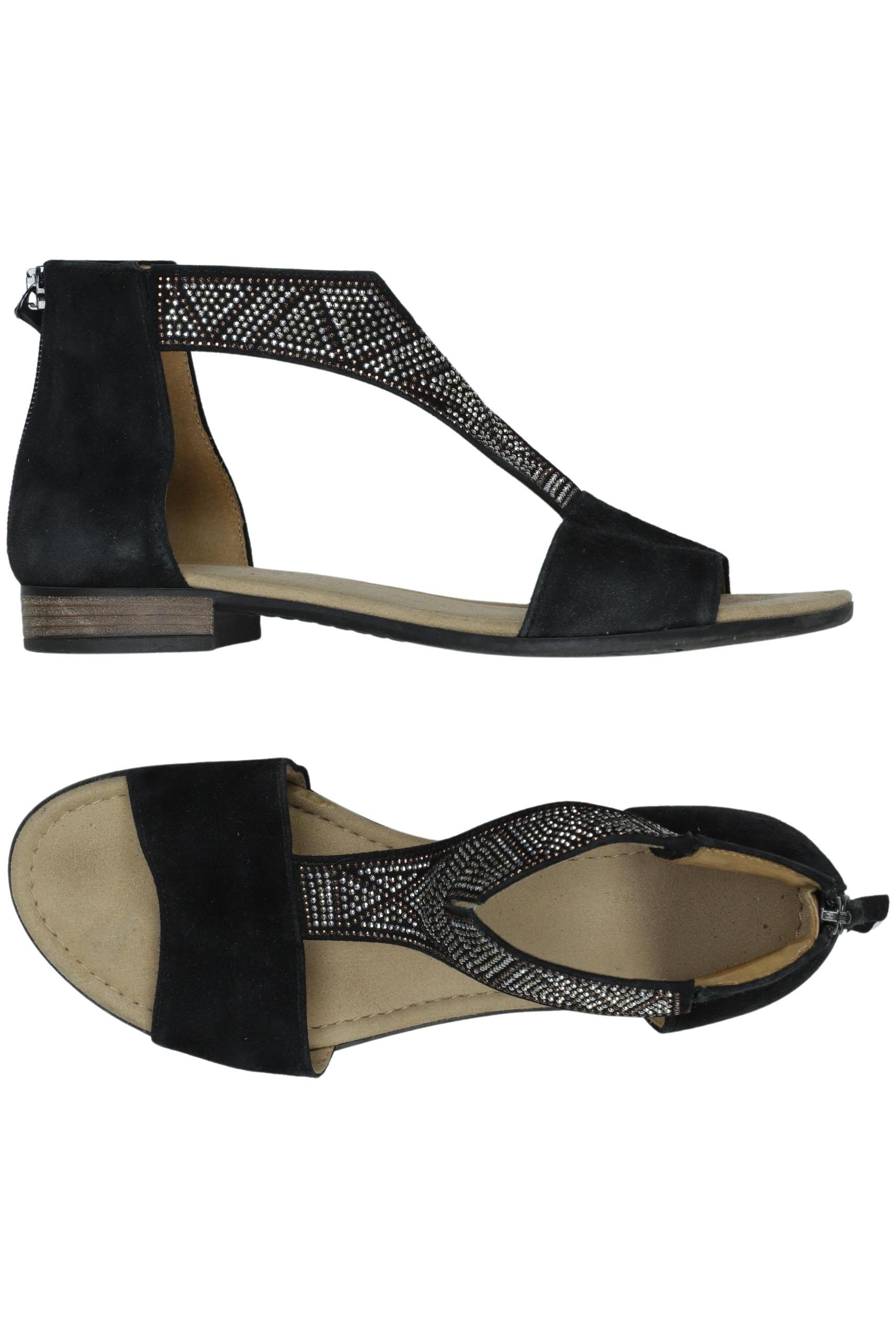 

Gabor Damen Sandale, schwarz, Gr. 6.5