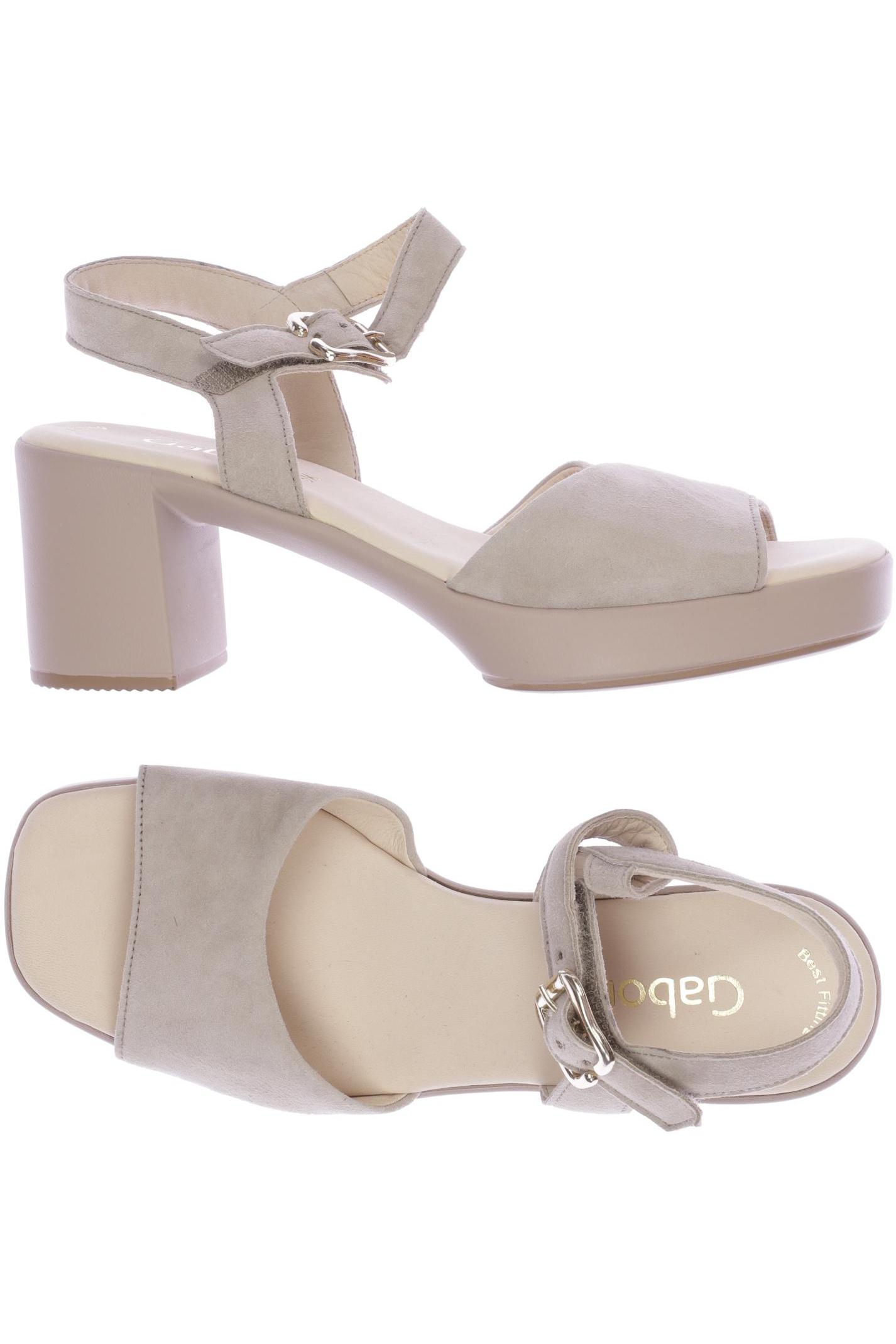 

Gabor Damen Sandale, beige, Gr. 5.5