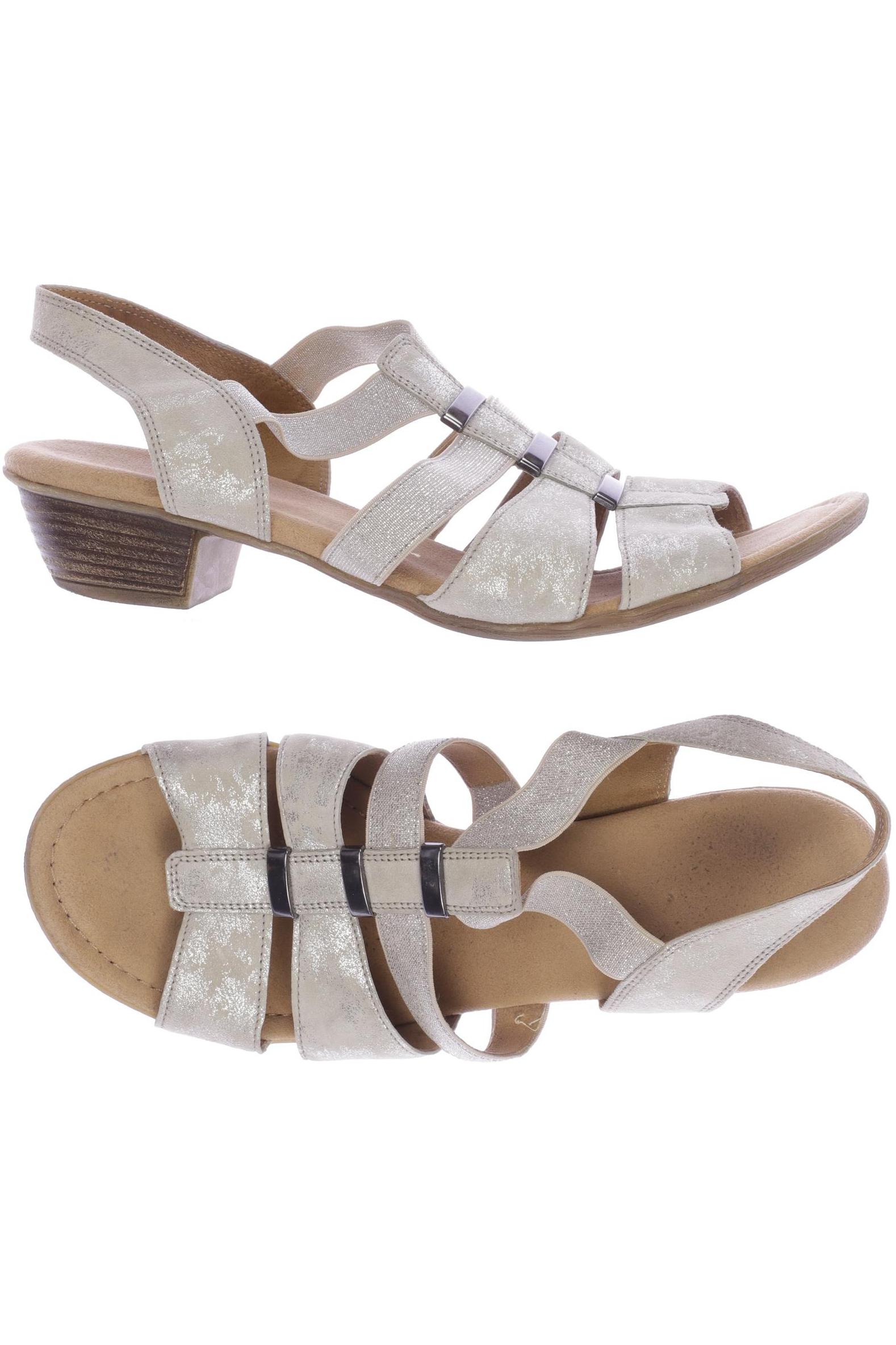 

Gabor Damen Sandale, beige, Gr. 9