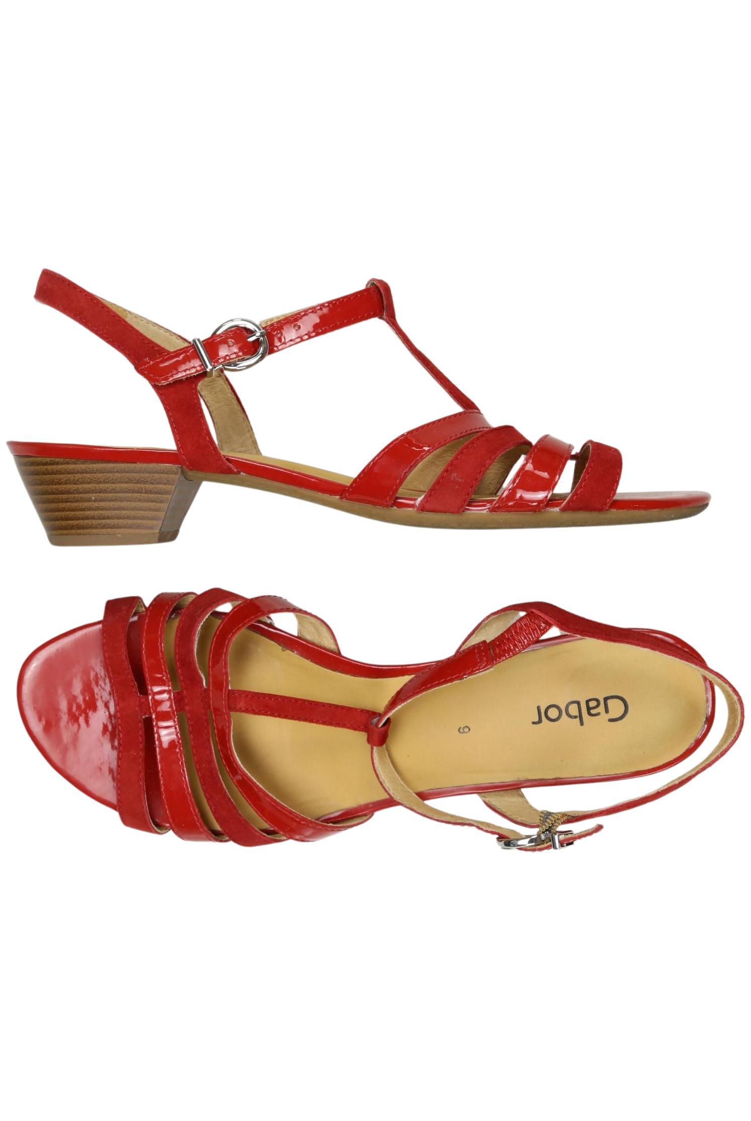 

Gabor Damen Sandale, rot, Gr. 9