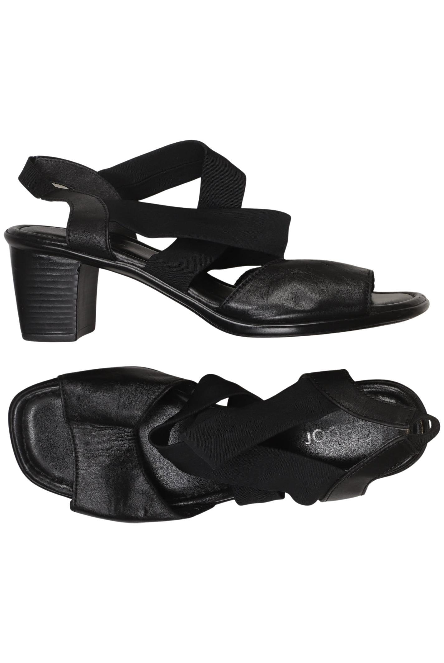 

Gabor Damen Sandale, schwarz, Gr. 6