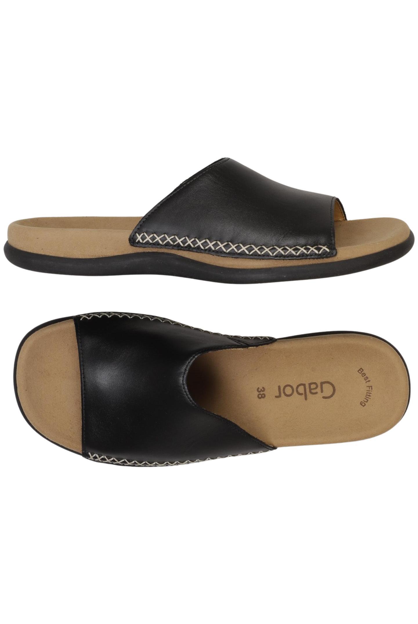 

Gabor Damen Sandale, schwarz, Gr. 38