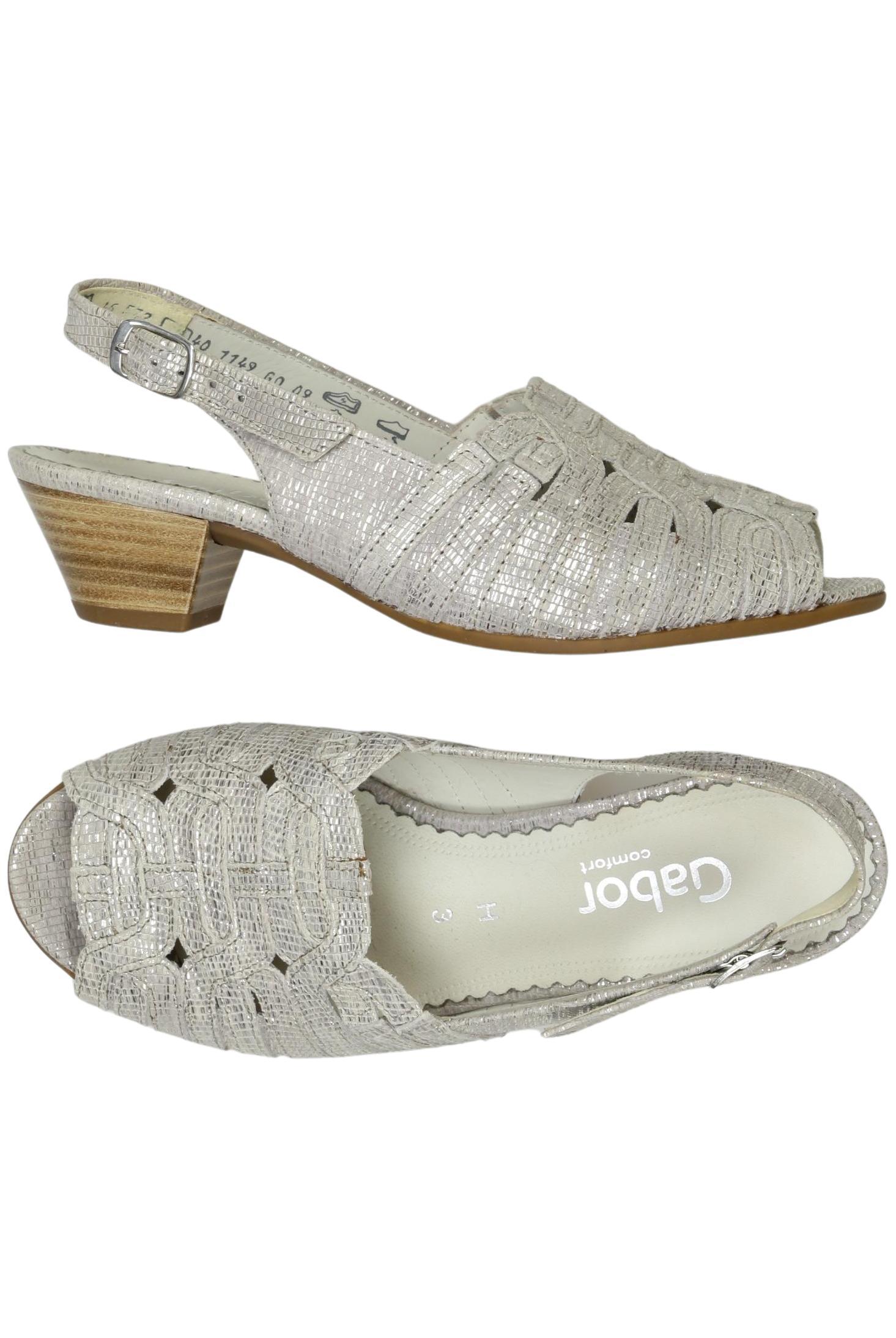 

Gabor Damen Sandale, silber, Gr. 3