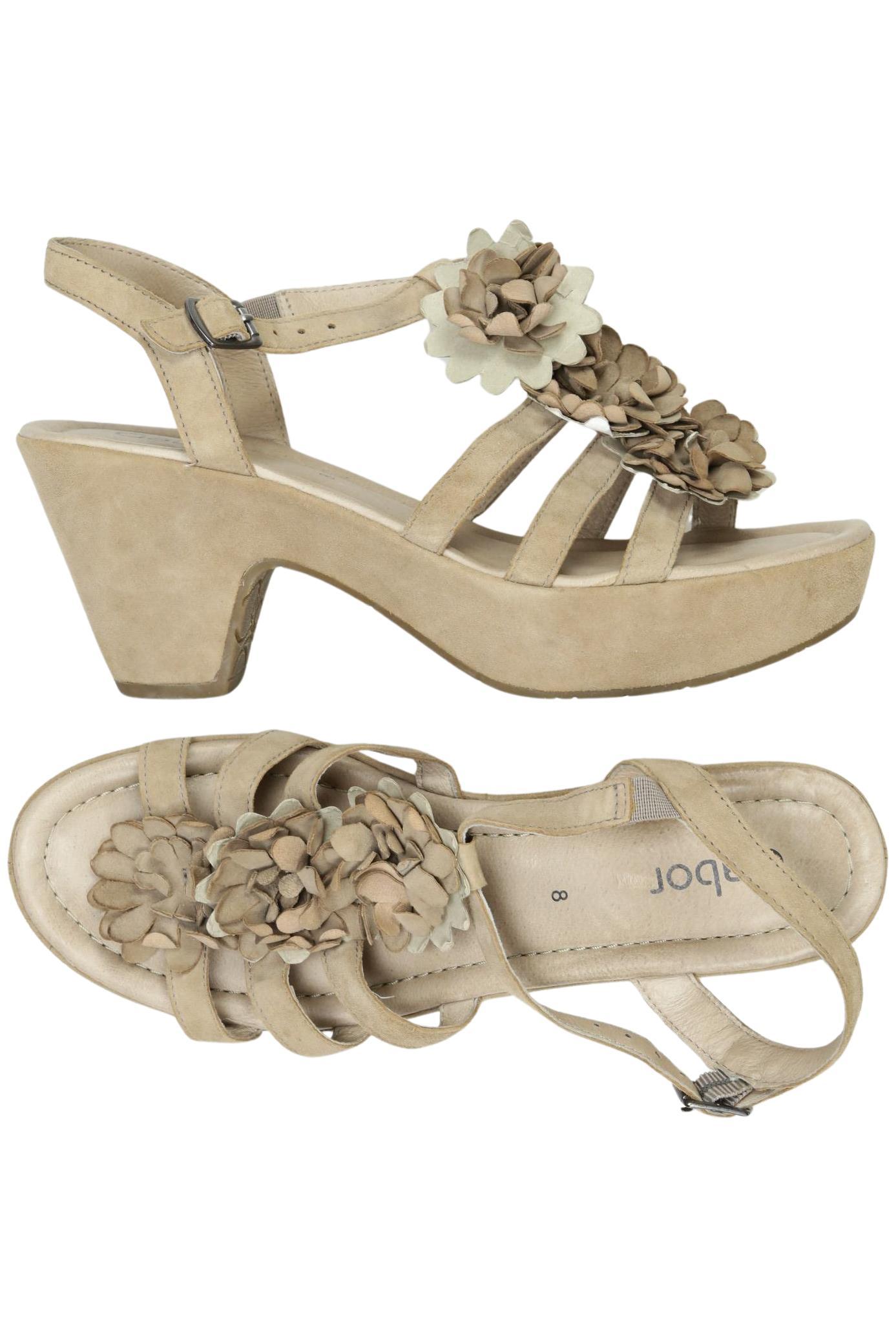 

Gabor Damen Sandale, beige, Gr. 8