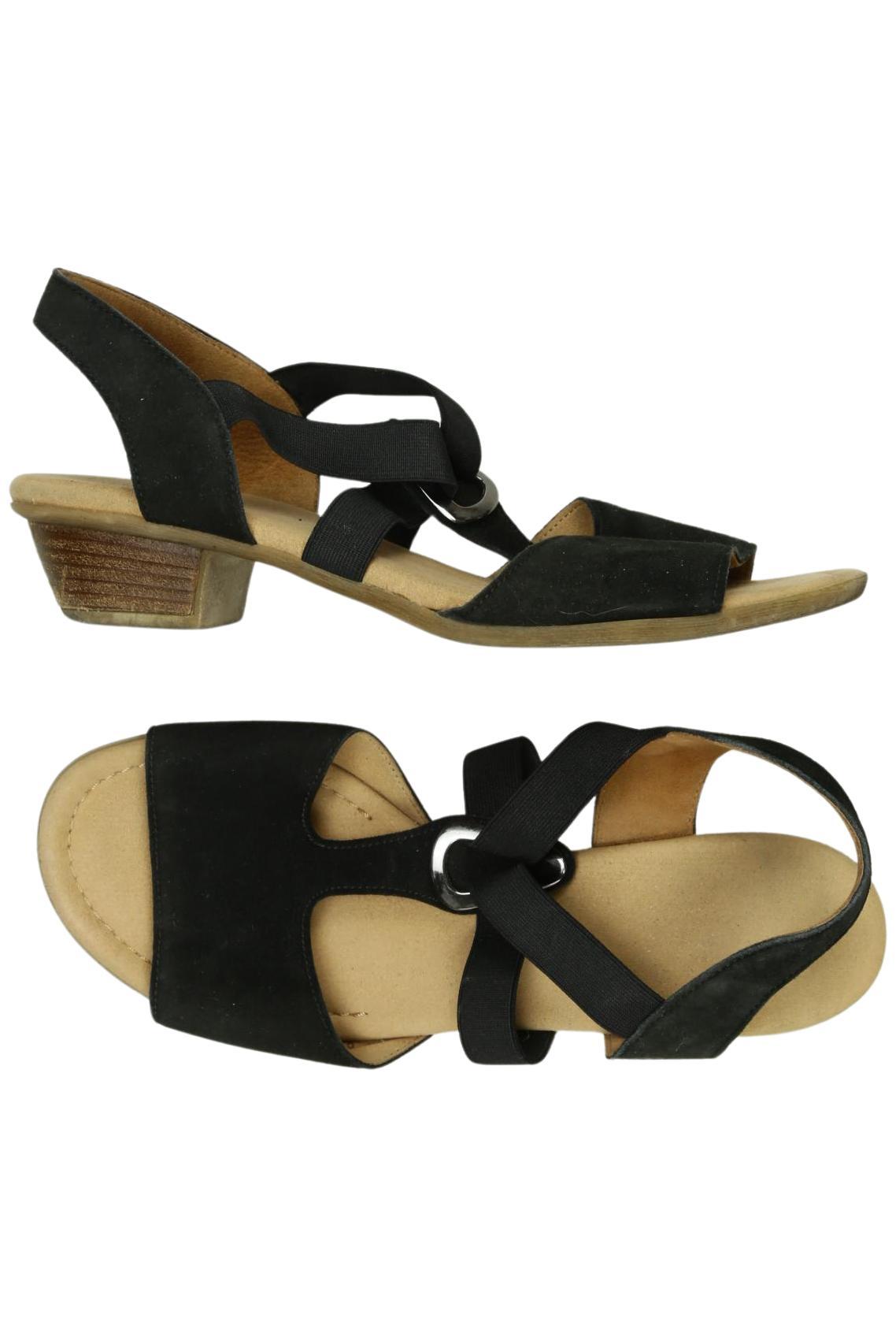 

Gabor Damen Sandale, schwarz, Gr. 5.5