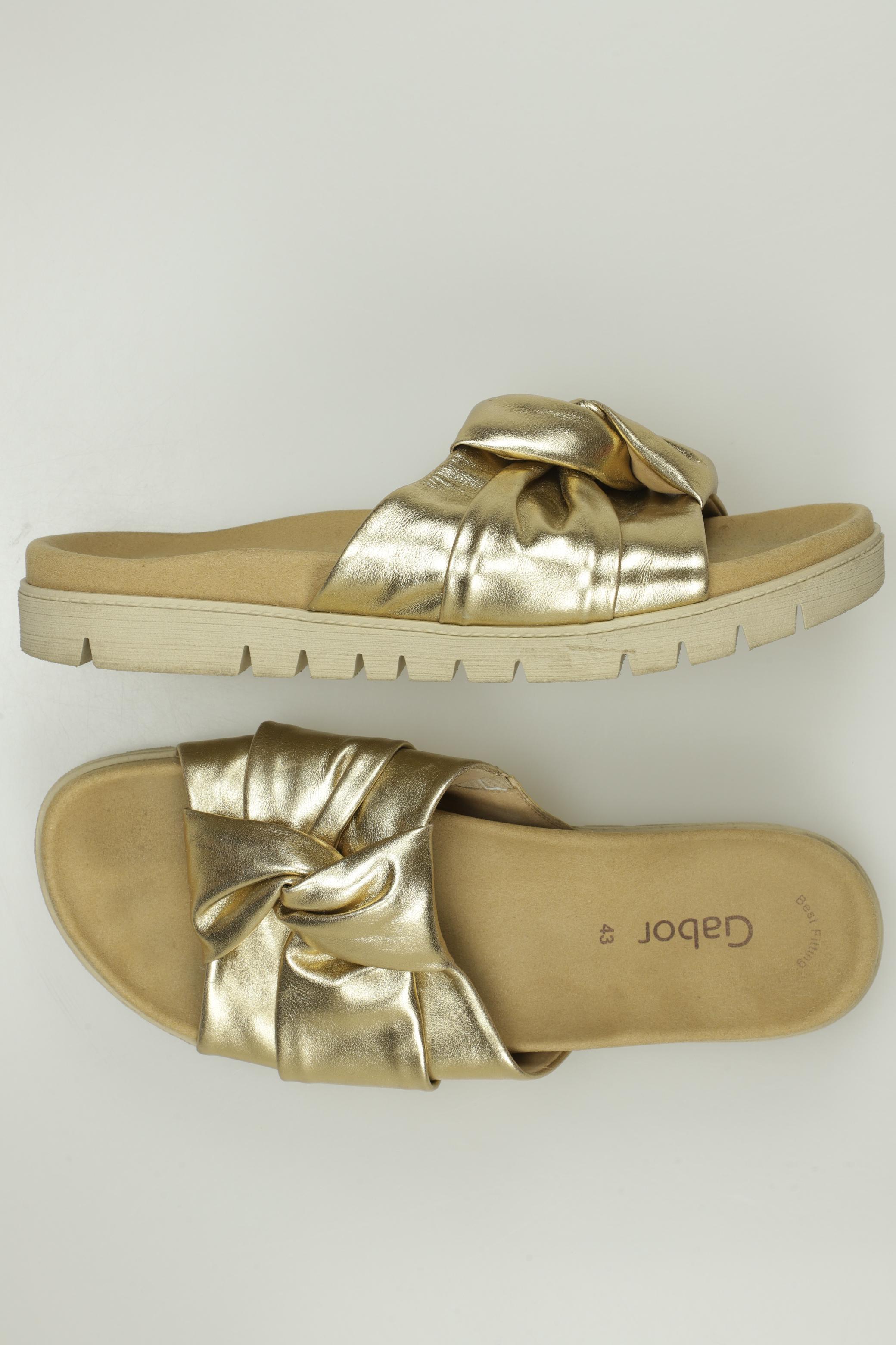 

Gabor Damen Sandale, gold, Gr. 43
