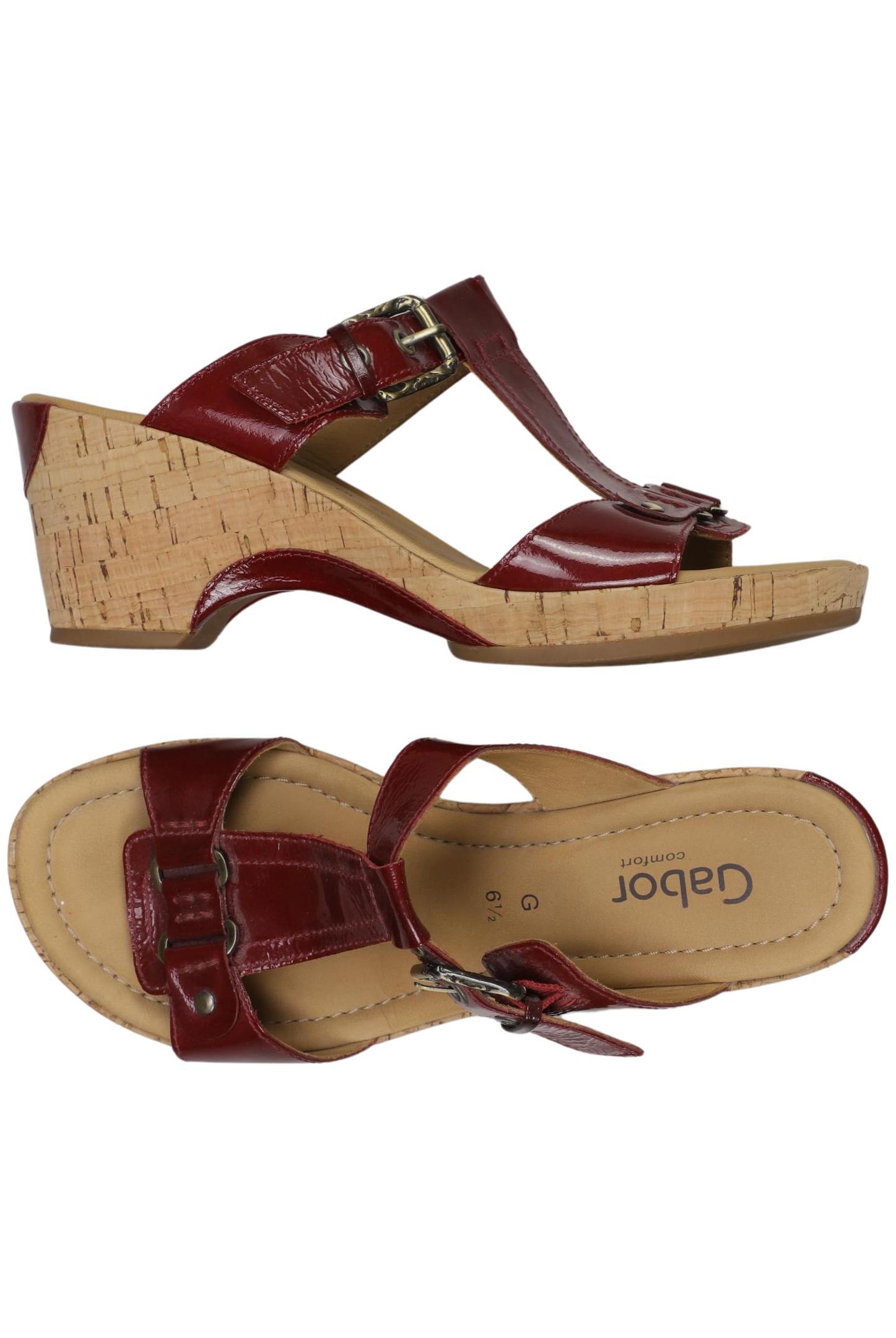 

Gabor Damen Sandale, rot, Gr. 6.5