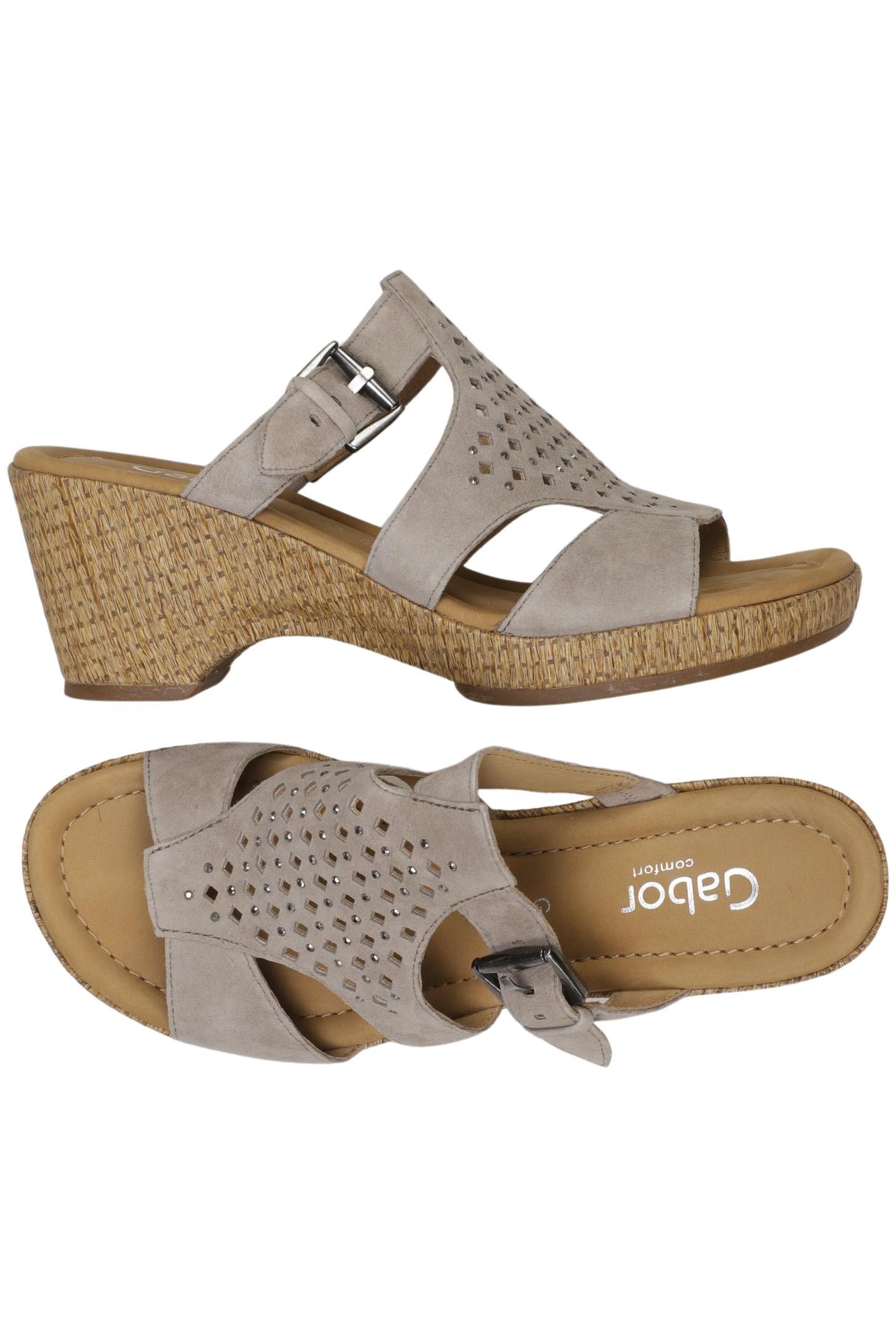 

Gabor Damen Sandale, beige, Gr. 6.5