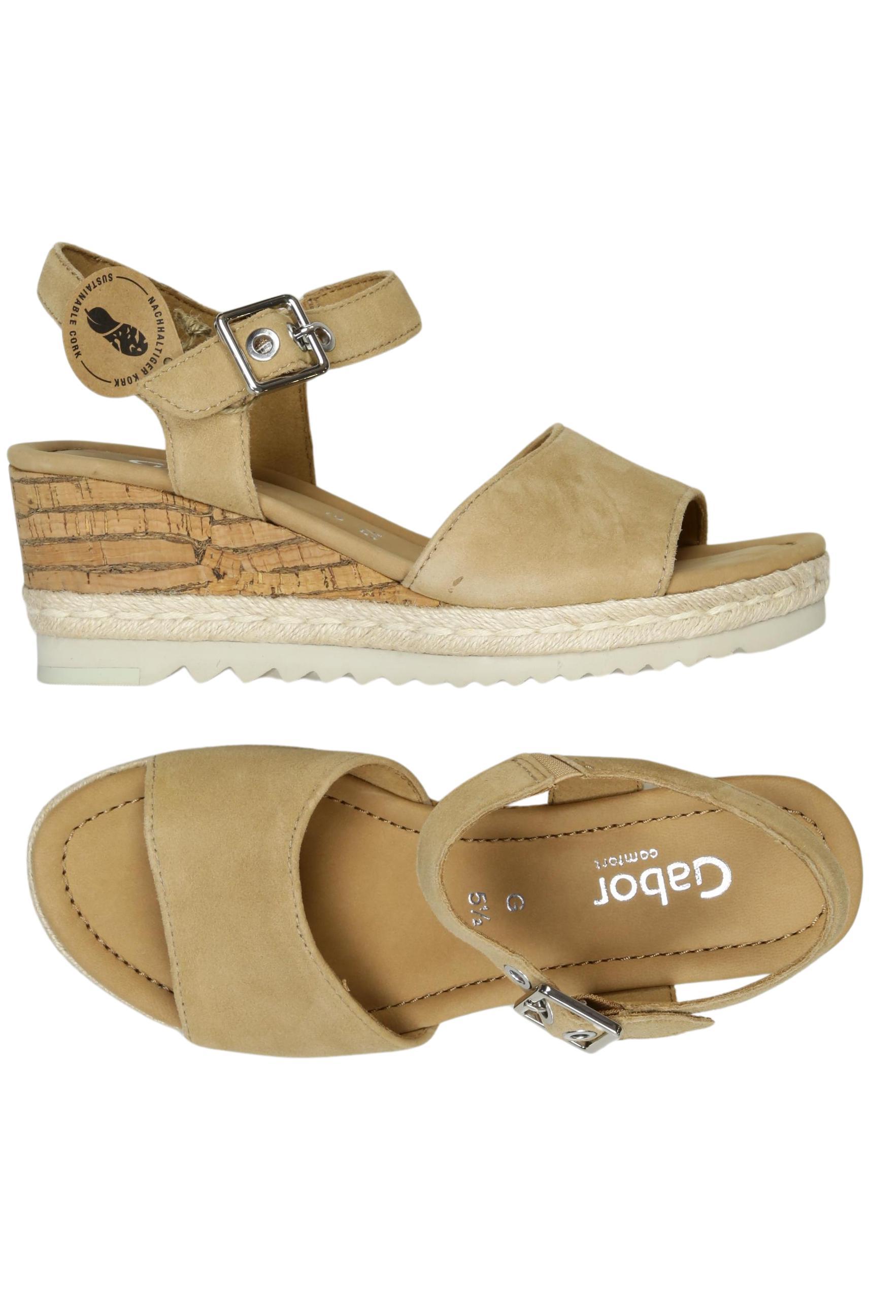 

Gabor Damen Sandale, beige, Gr. 5.5