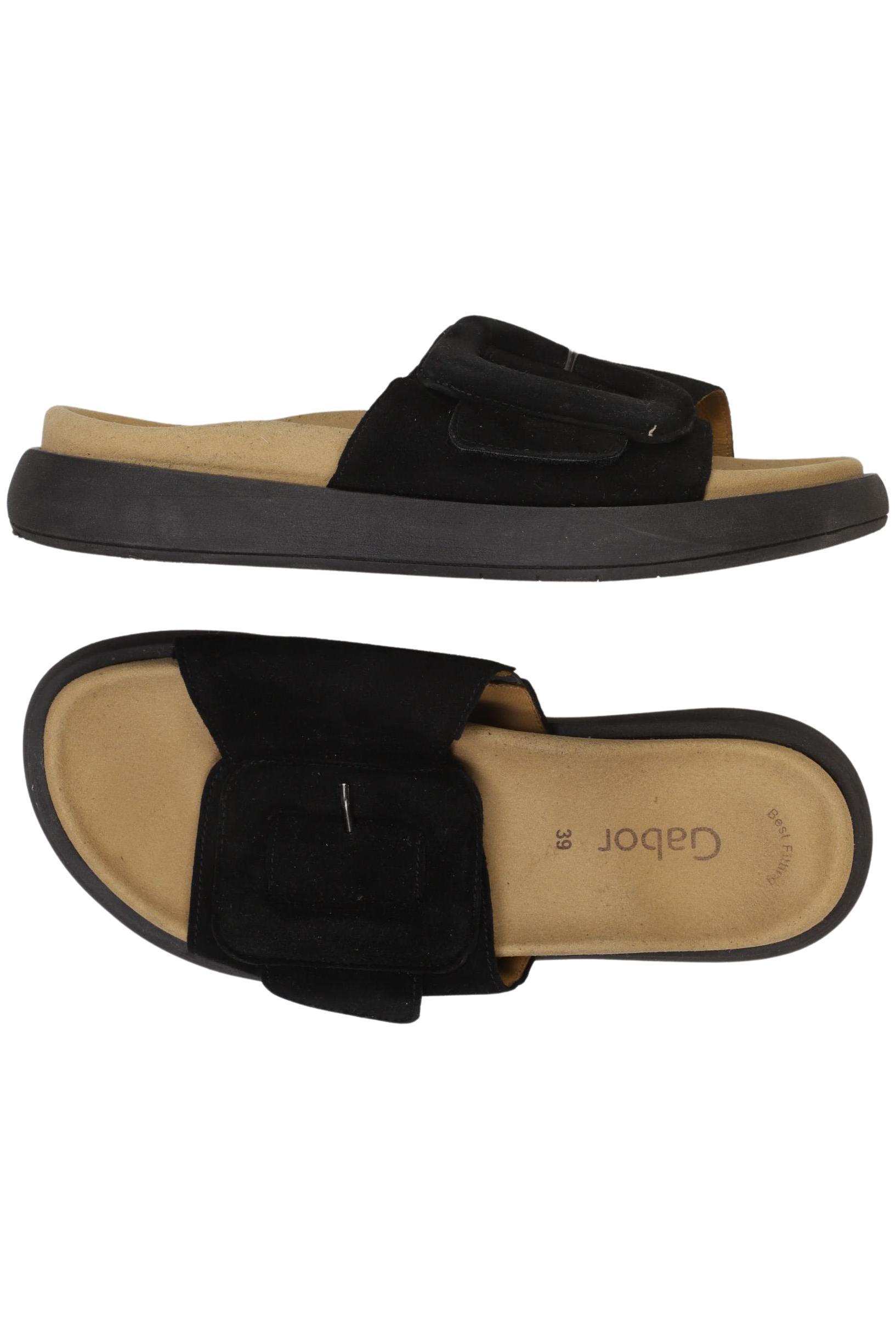 

Gabor Damen Sandale, schwarz, Gr. 39