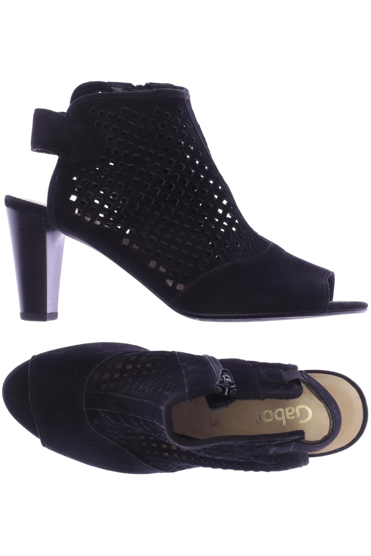 

Gabor Damen Sandale, schwarz, Gr. 5