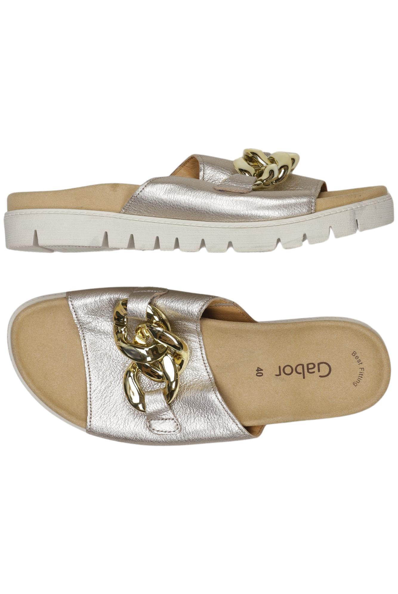 

Gabor Damen Sandale, silber, Gr. 40