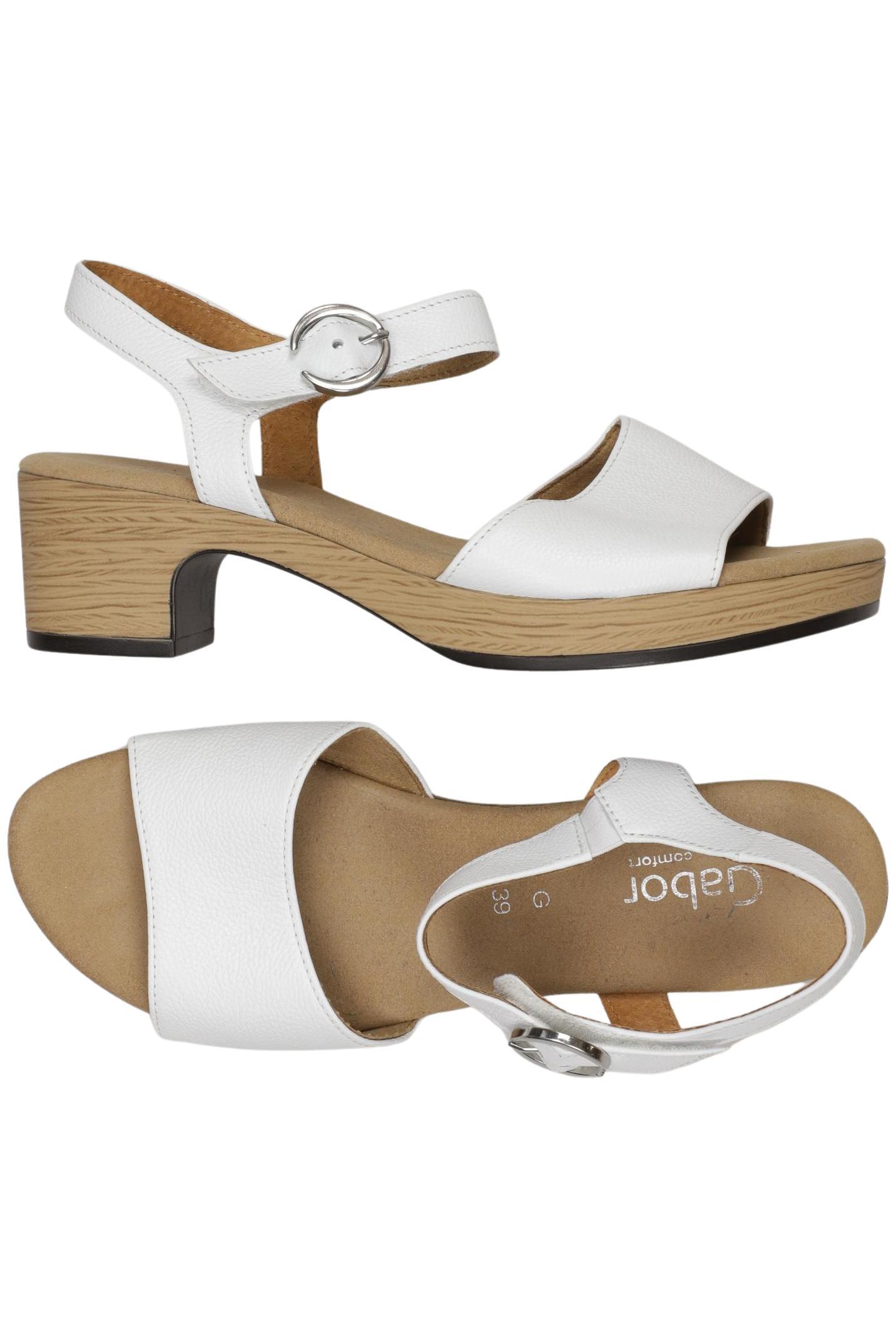 

Gabor Damen Sandale, weiß, Gr. 39
