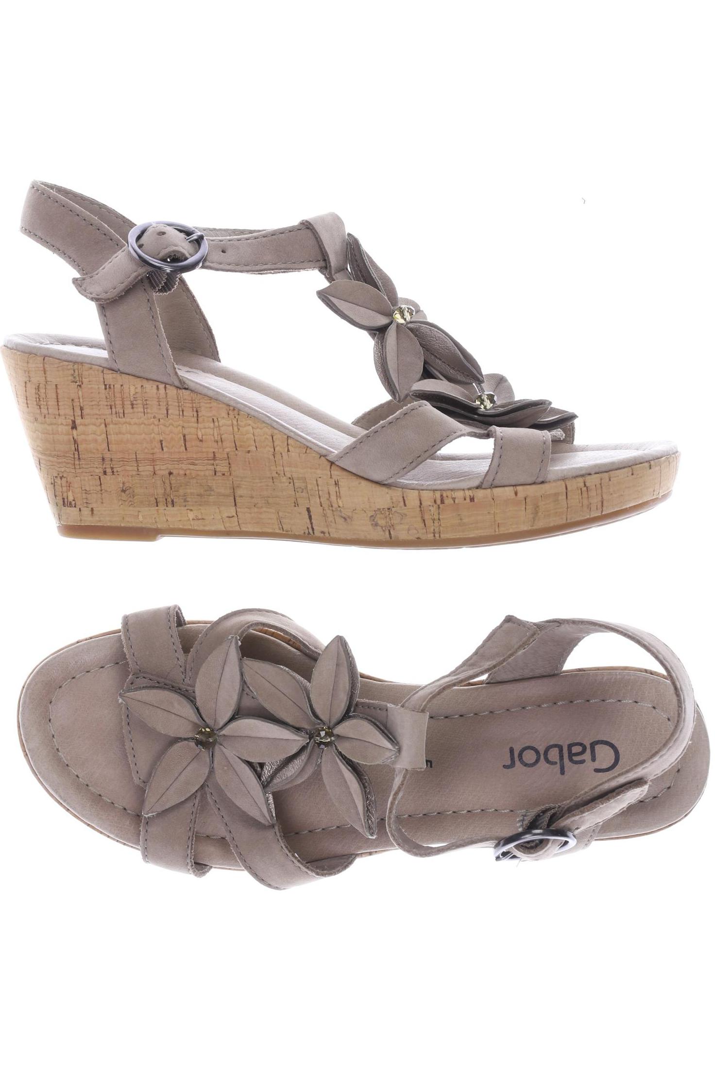 

Gabor Damen Sandale, beige, Gr. 5