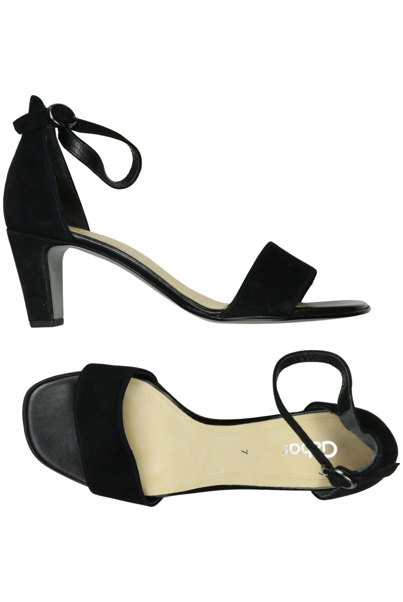 

Gabor Damen Sandale, schwarz, Gr. 7