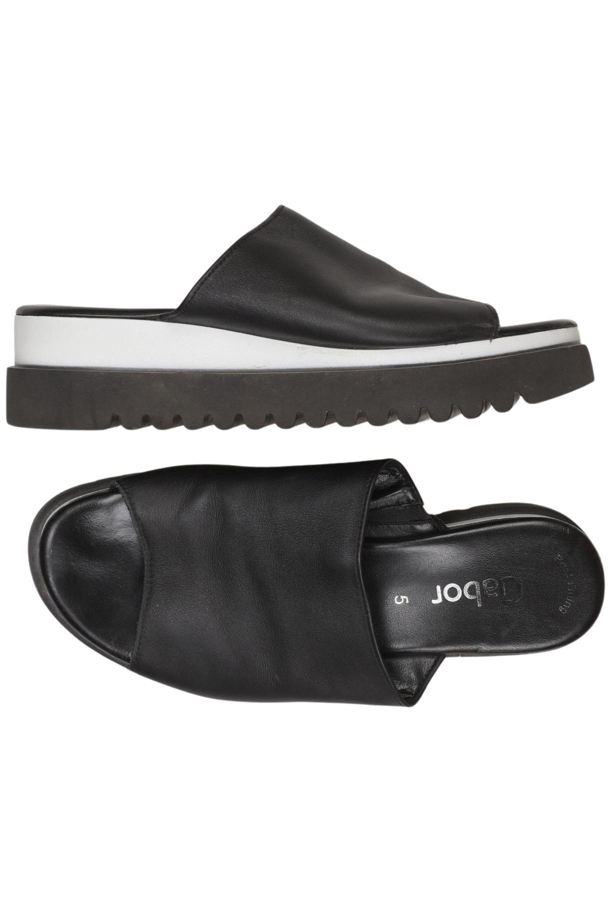 

Gabor Damen Sandale, schwarz, Gr. 5