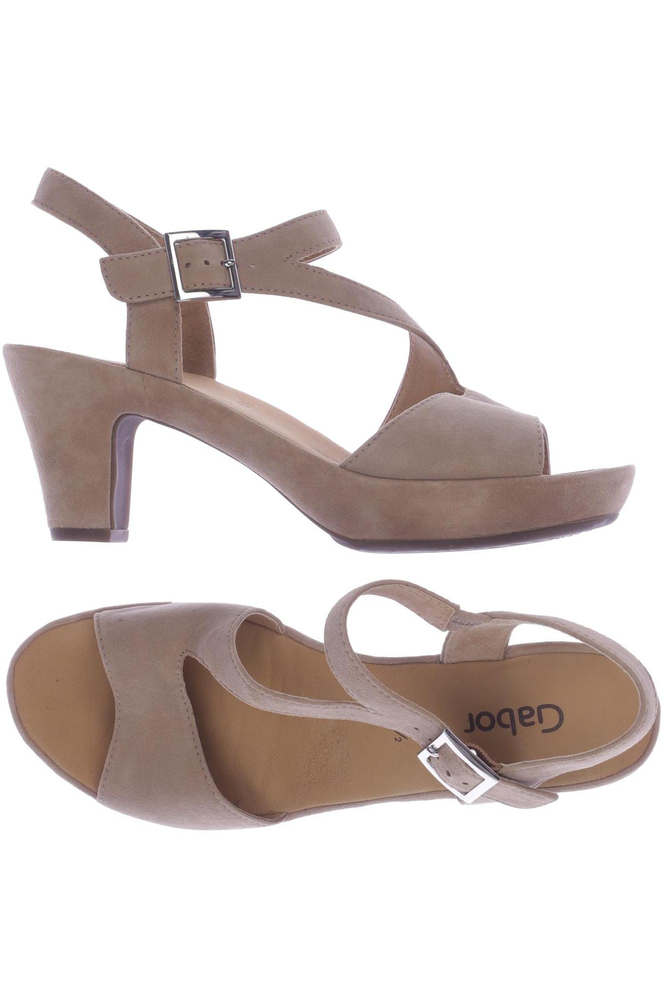 

Gabor Damen Sandale, beige, Gr. 6.5